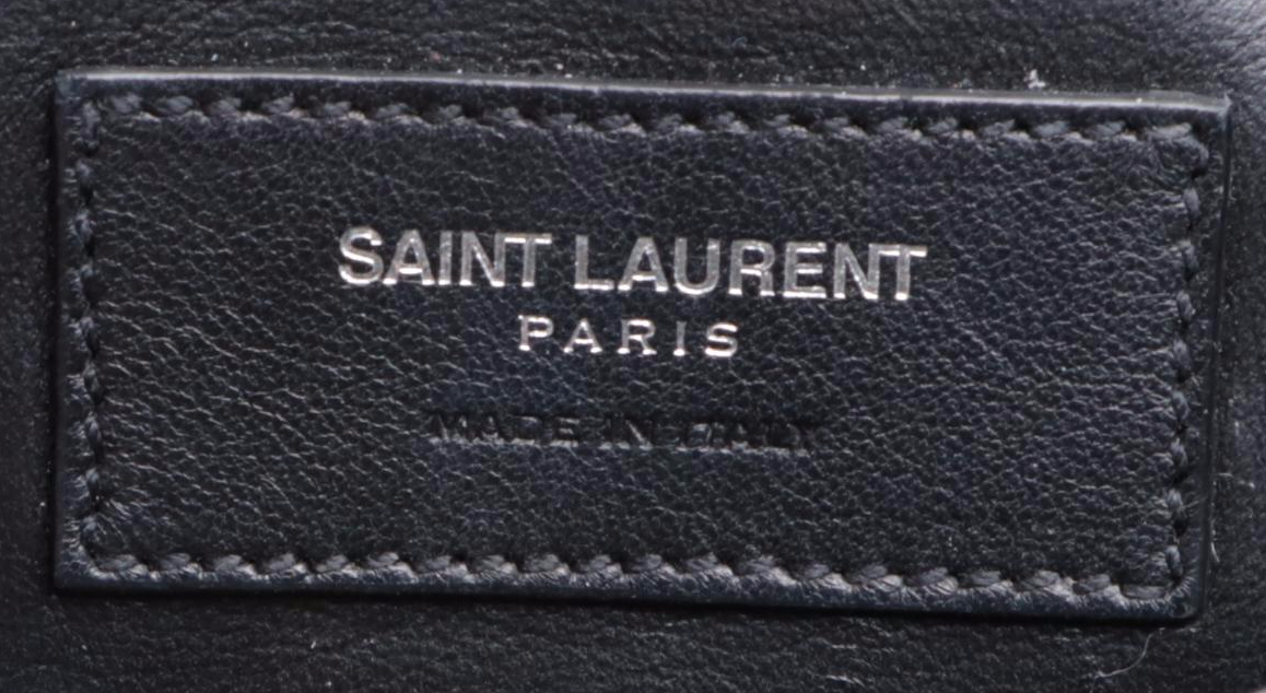 Saint Laurent Large Classic Monogram College Bag in Matelassé Chevron Leather