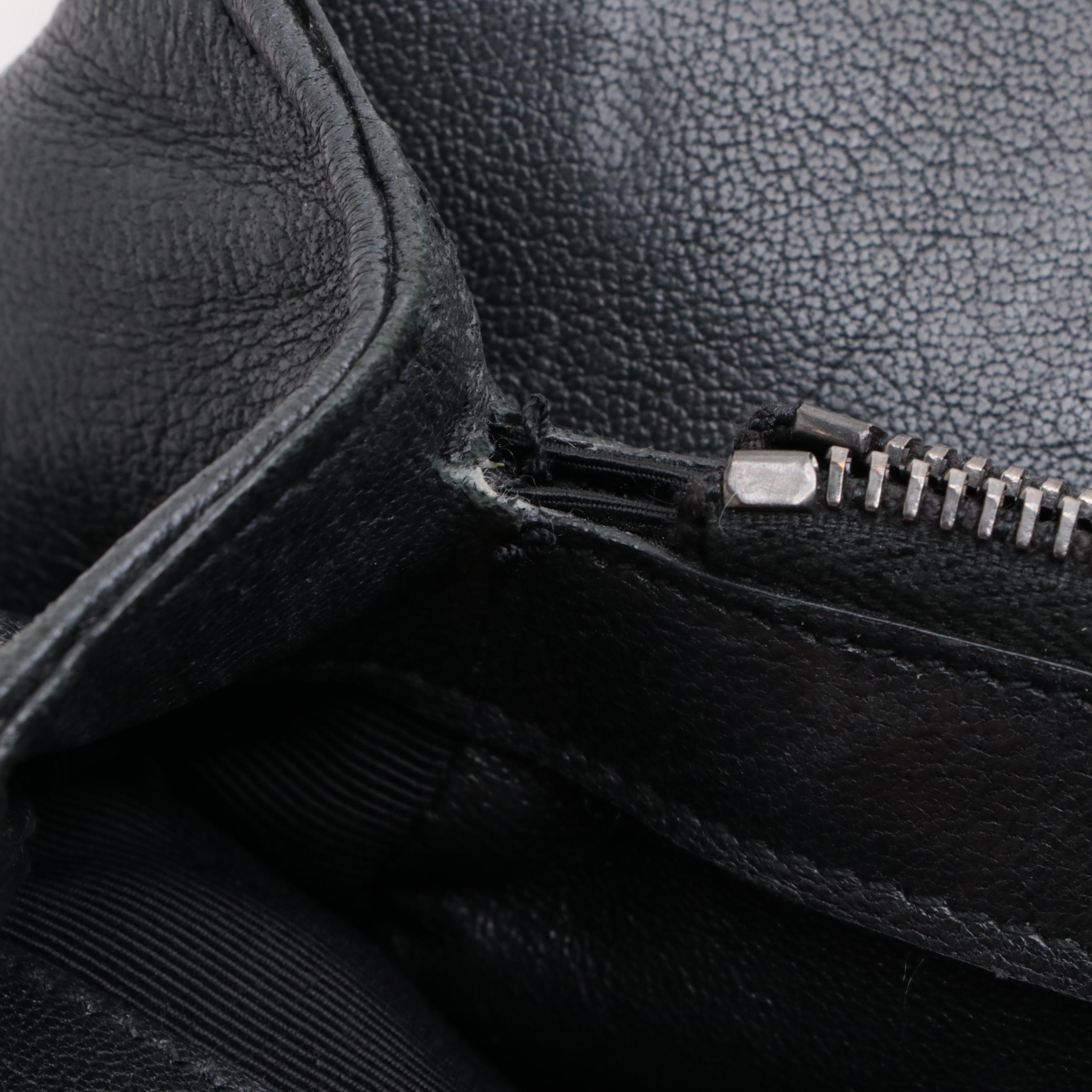 Saint Laurent Large Classic Monogram College Bag in Matelassé Chevron Leather