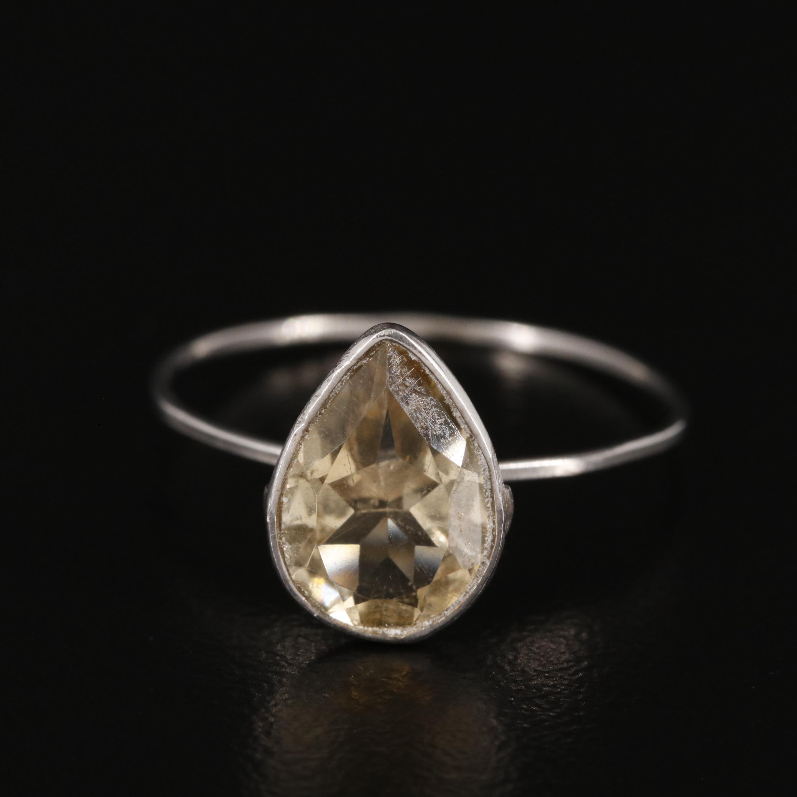 14K Citrine Ring