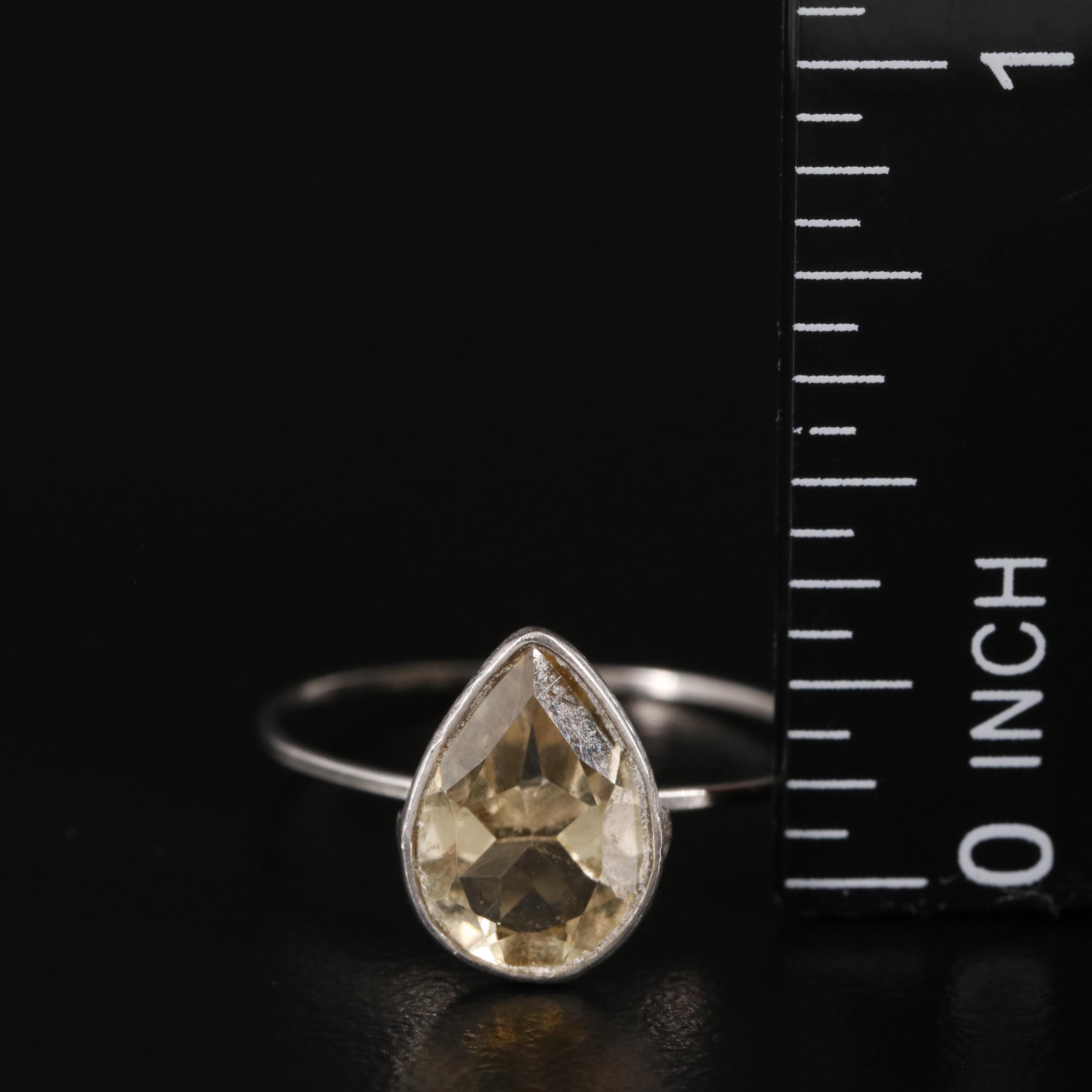 14K Citrine Ring