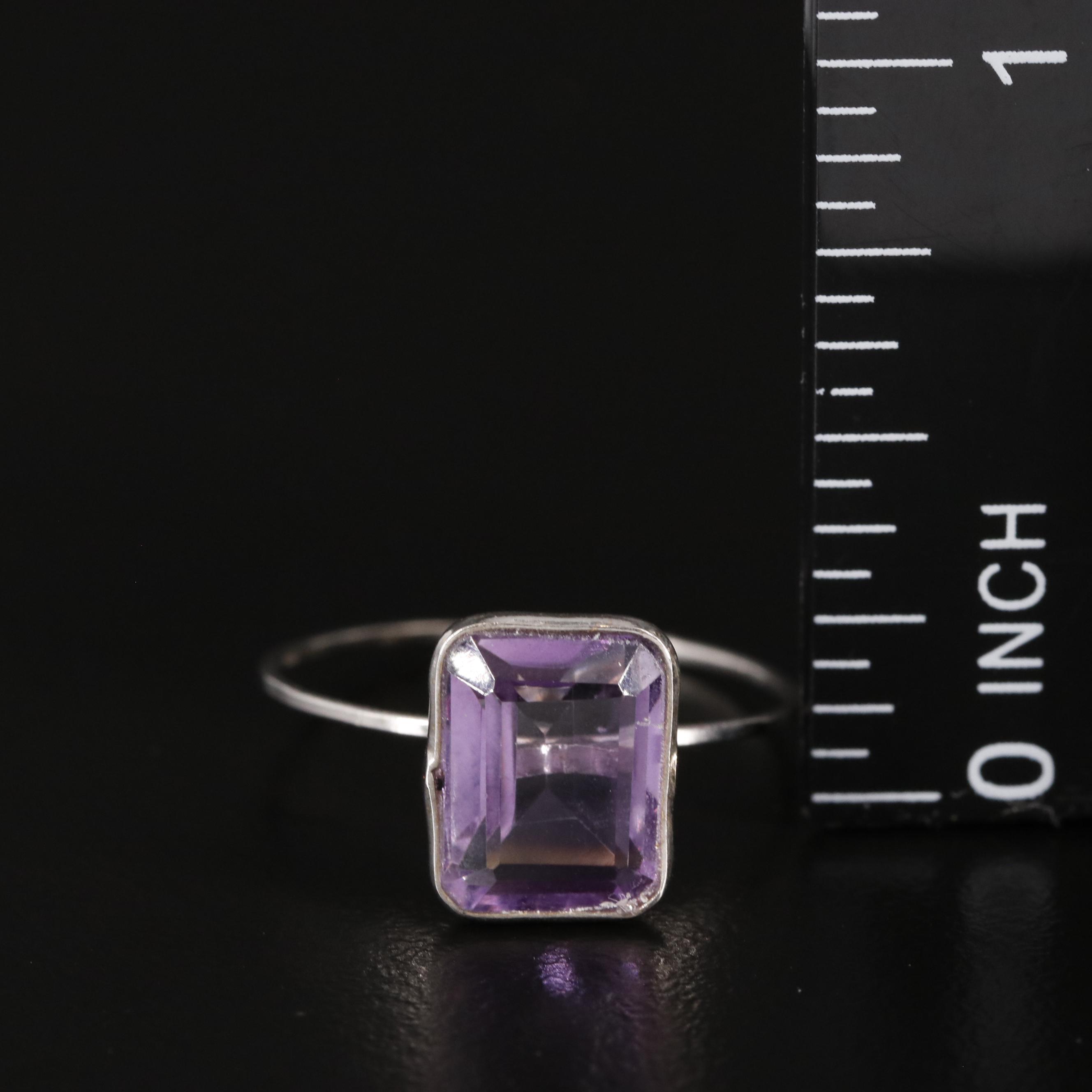 14K Amethyst Ring
