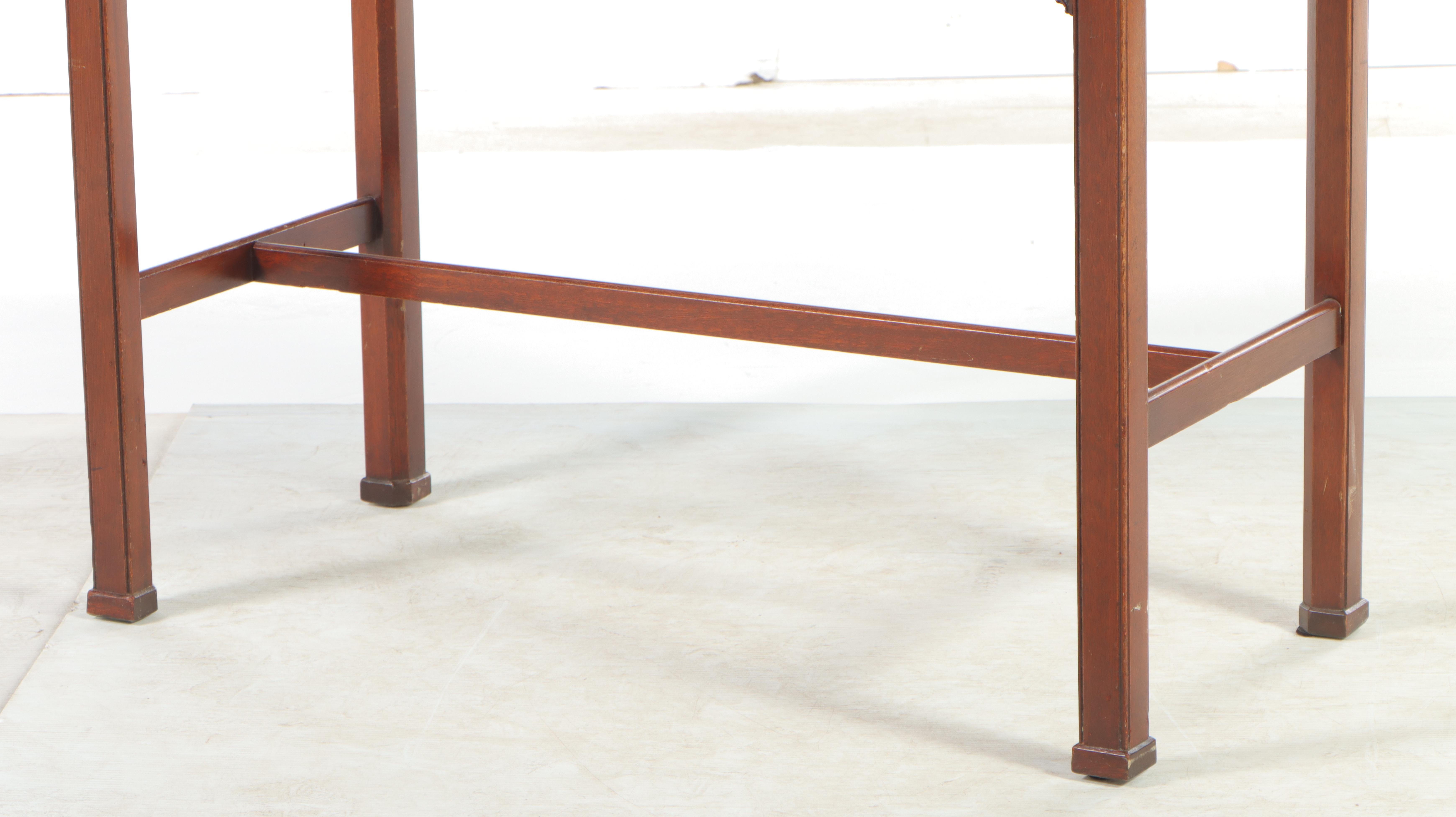 George III Style Mahogany Writing Table, Early to Mid 20th Century