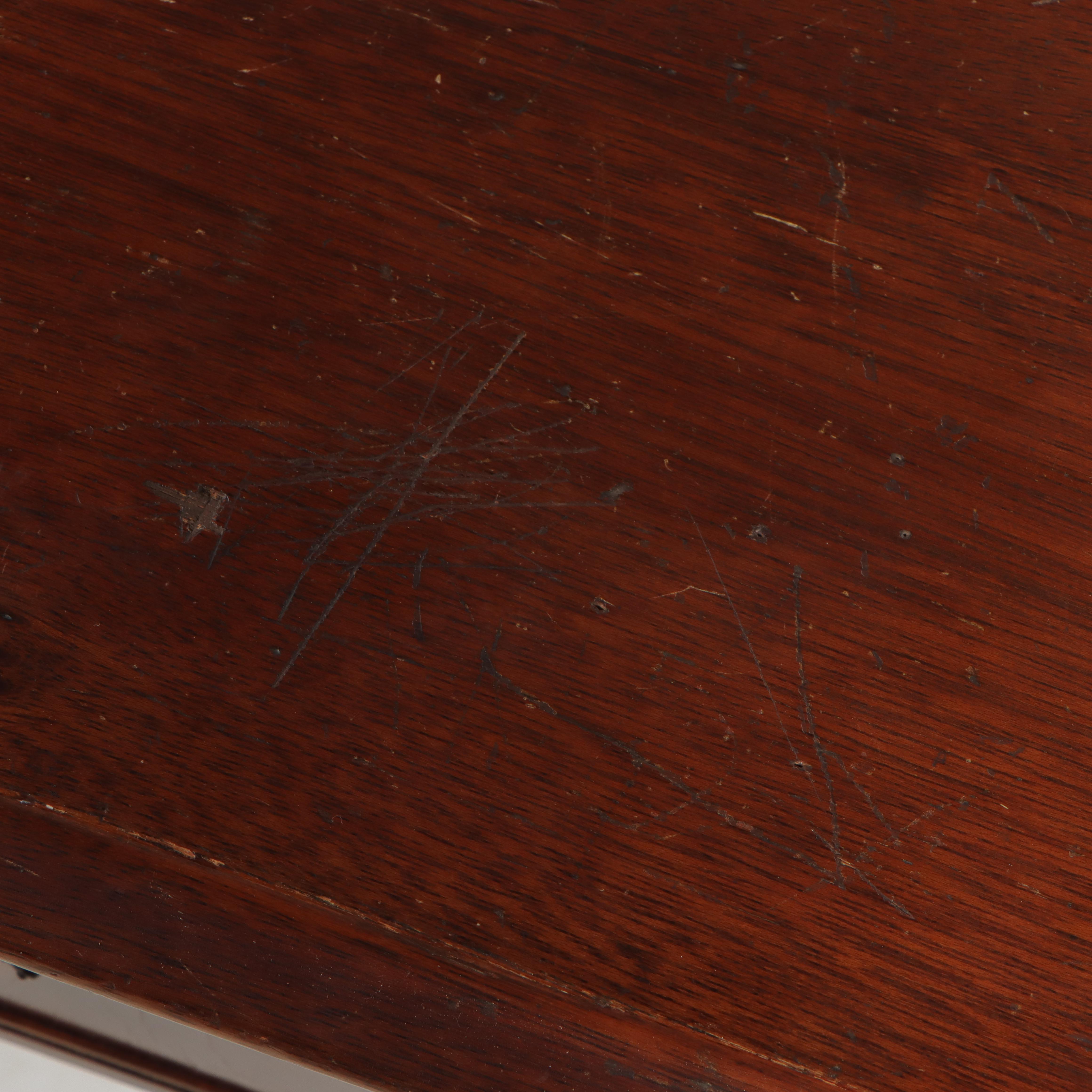 George III Style Mahogany Writing Table, Early to Mid 20th Century