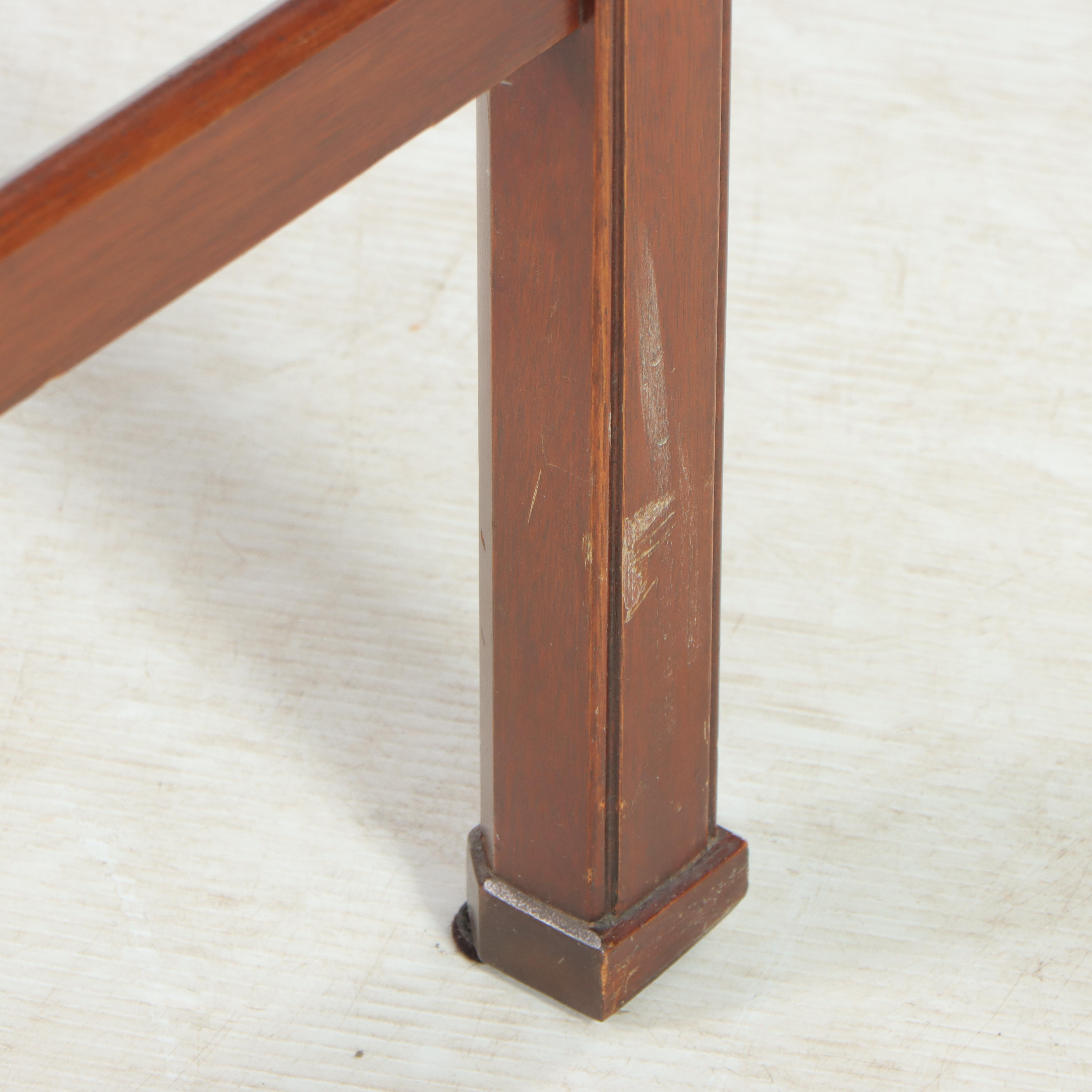 George III Style Mahogany Writing Table, Early to Mid 20th Century