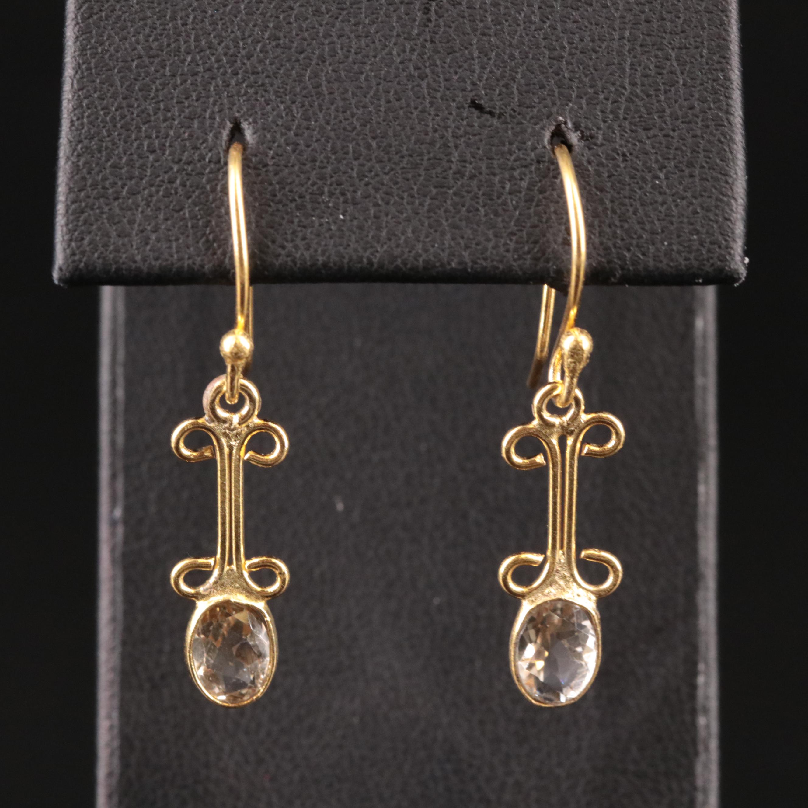 Citrine Drop Earrings