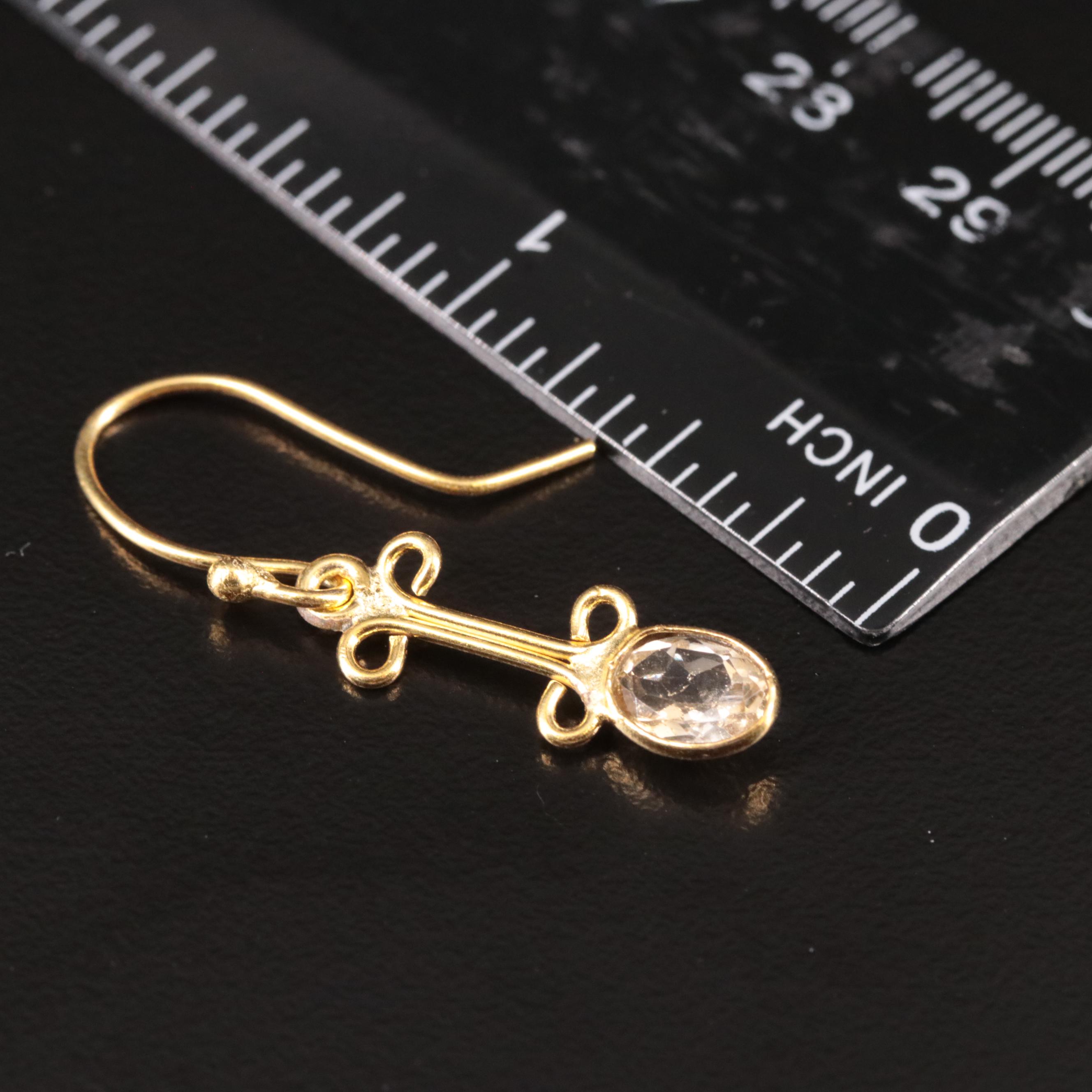 Citrine Drop Earrings