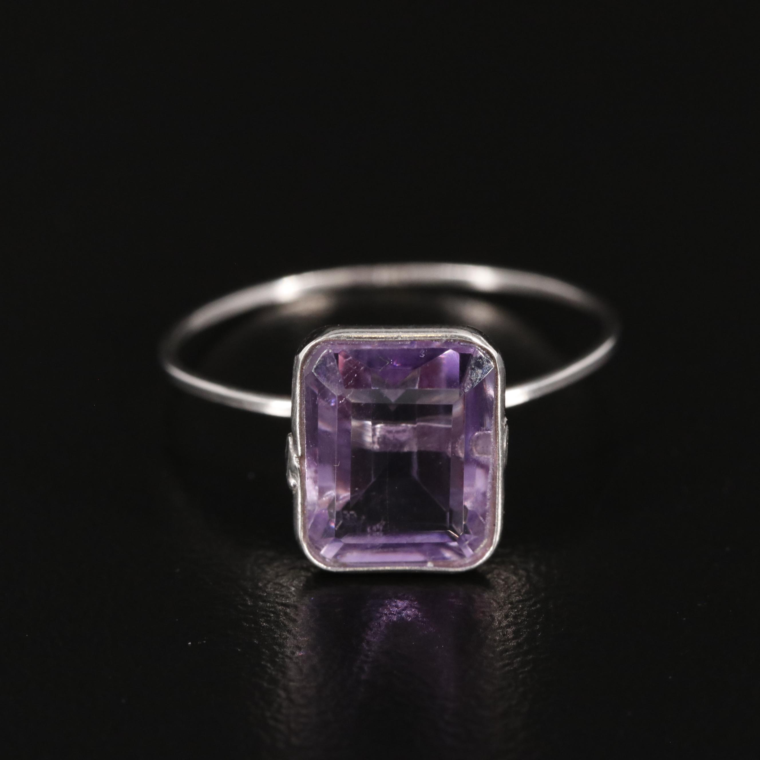 14K Amethyst Ring