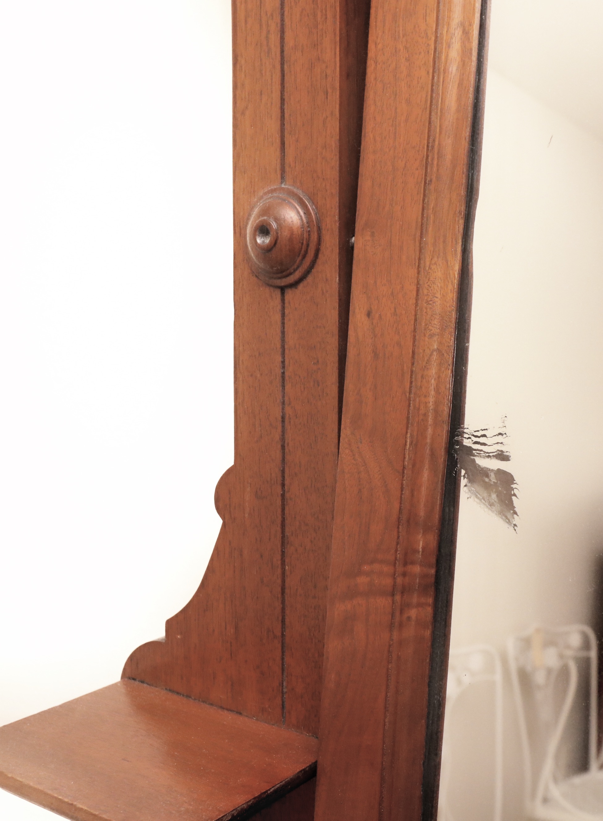 Victorian Eastlake Style Walnut Marble Top Dresser, Late 19th Century