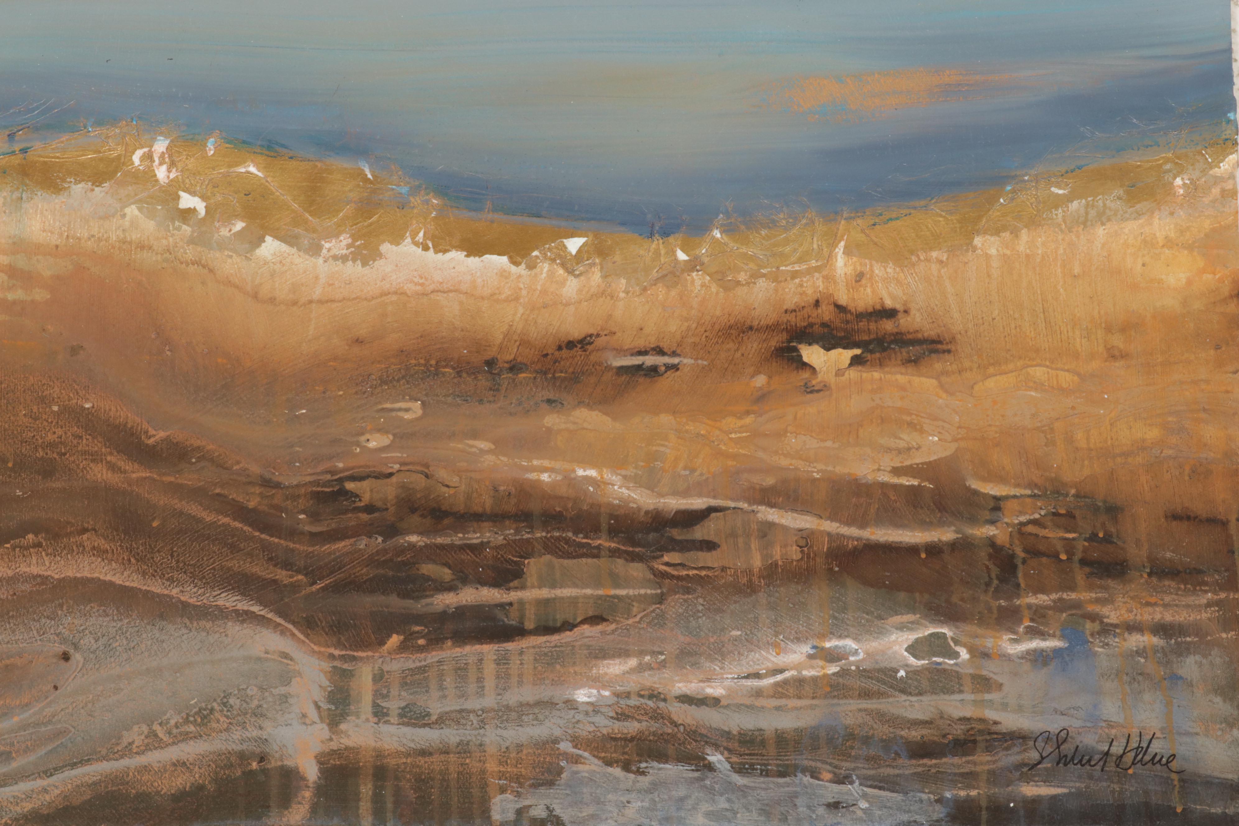 Starlie Sokol-Hohne Mixed Media Painting "Crater," Circa 2000