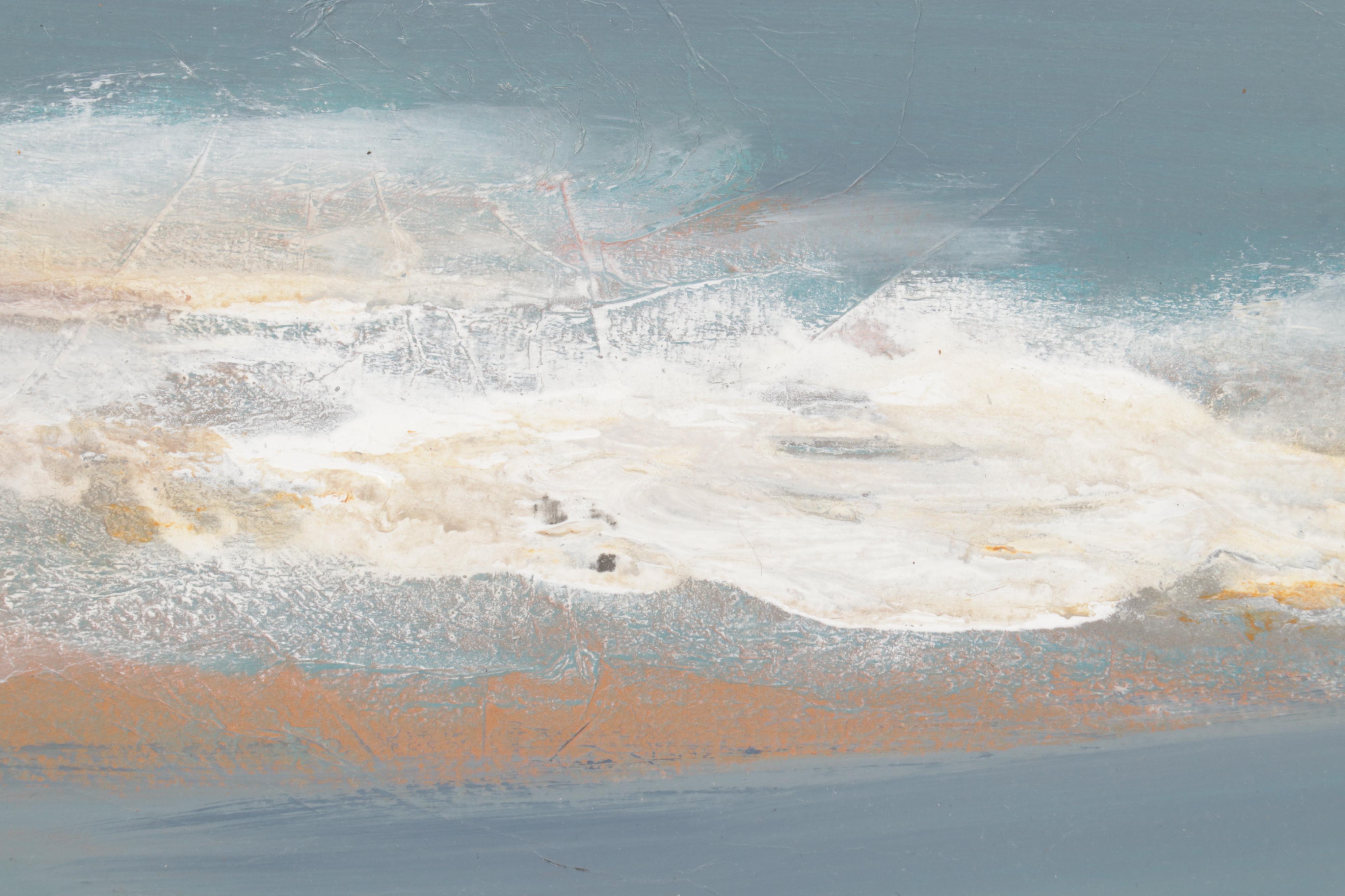 Starlie Sokol-Hohne Mixed Media Painting "Crater," Circa 2000