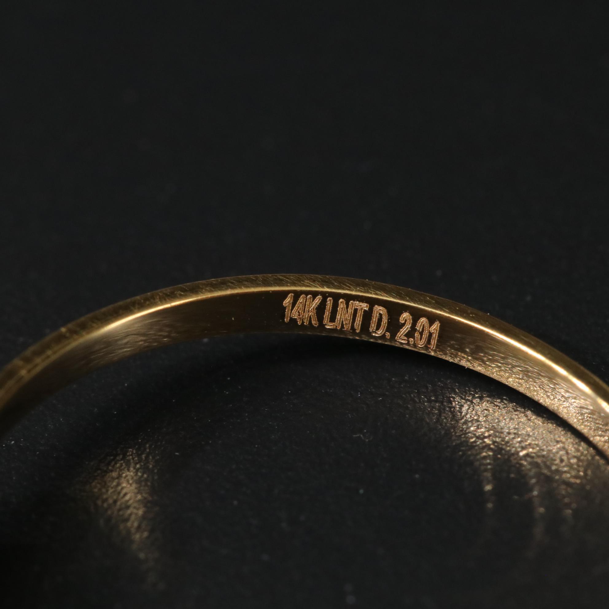 14K 2.01 CTW Lab Grown Diamond Ring