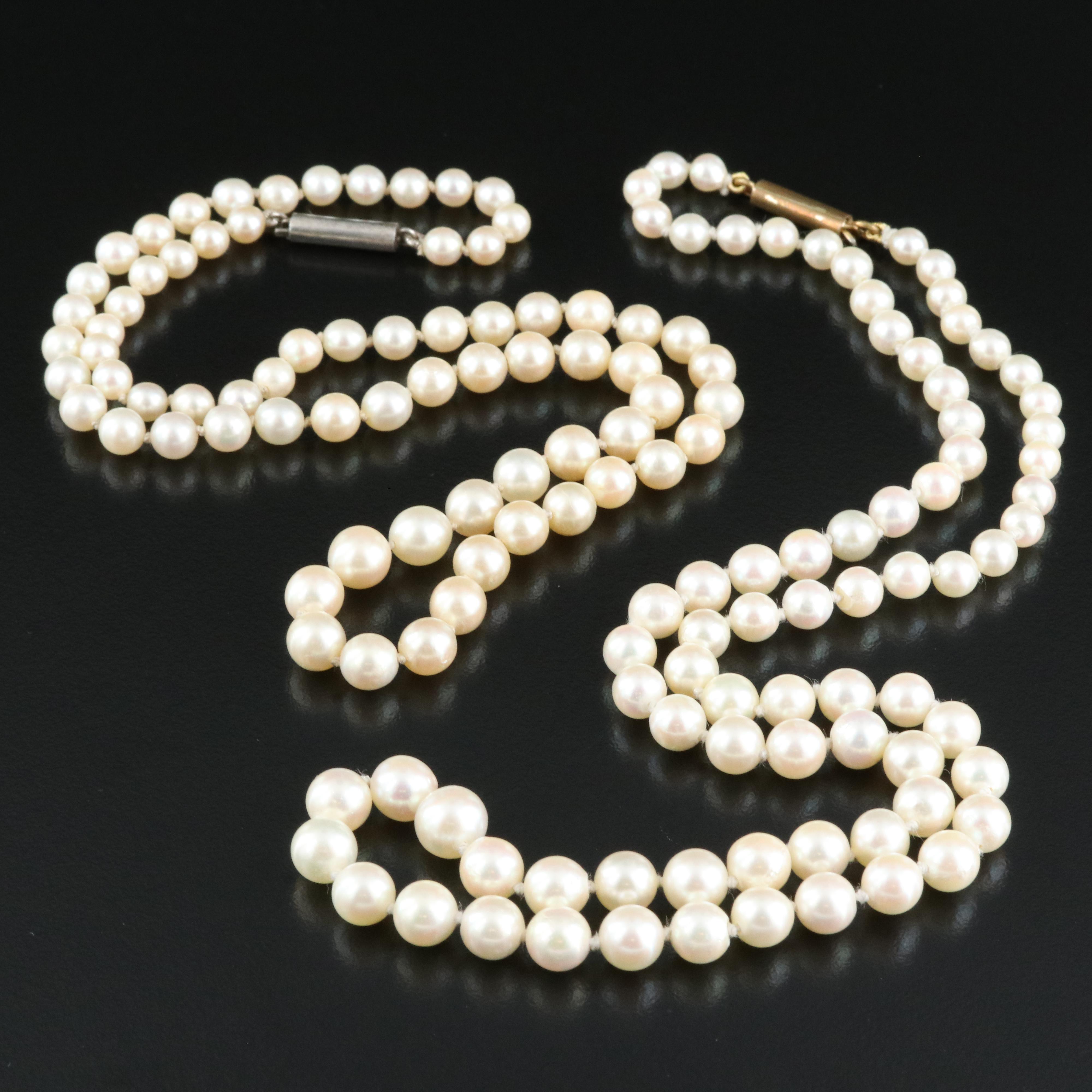 Pearl Graduating Necklaces