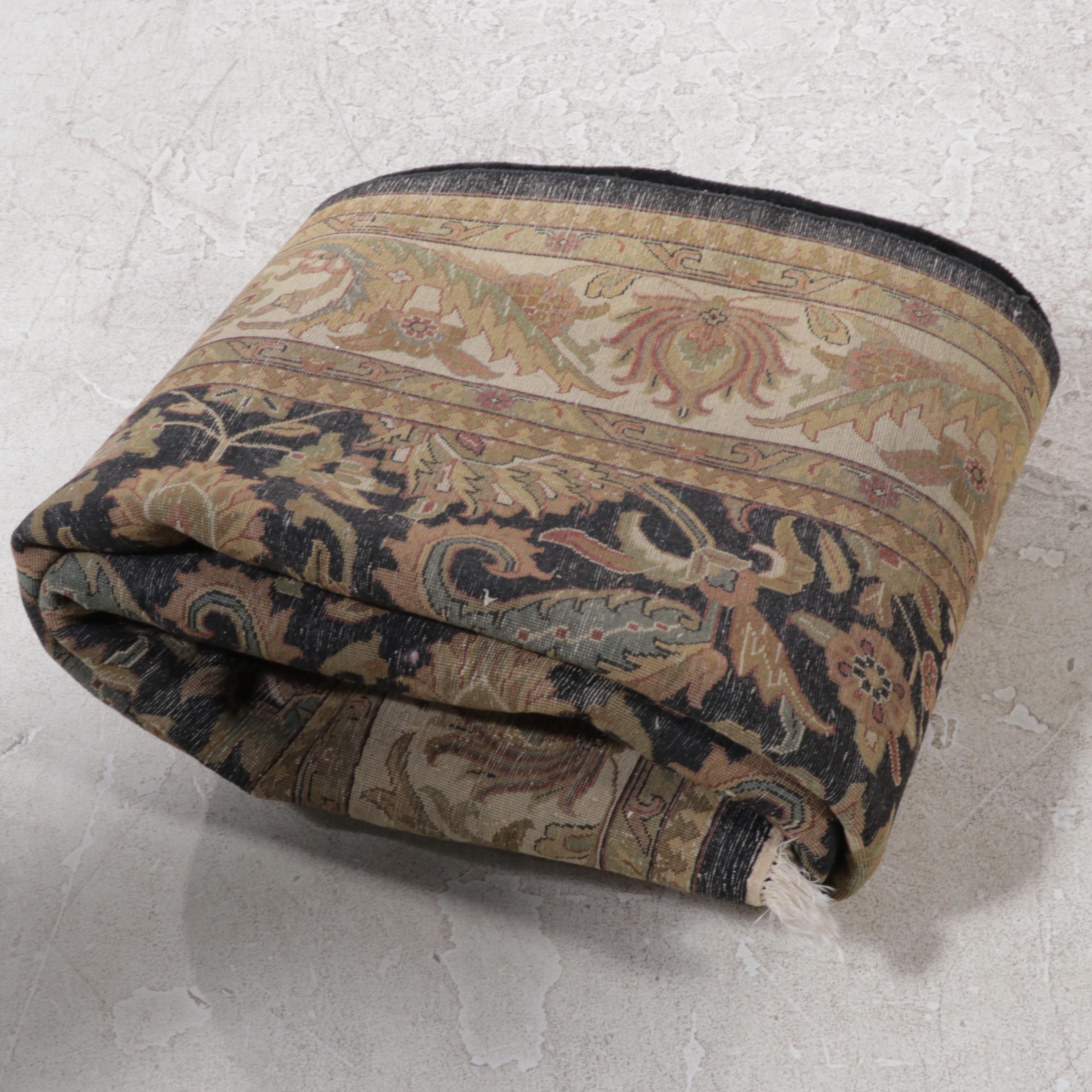 9'5 x 14'2 Hand-Knotted Indian Agra Room Sized Rug