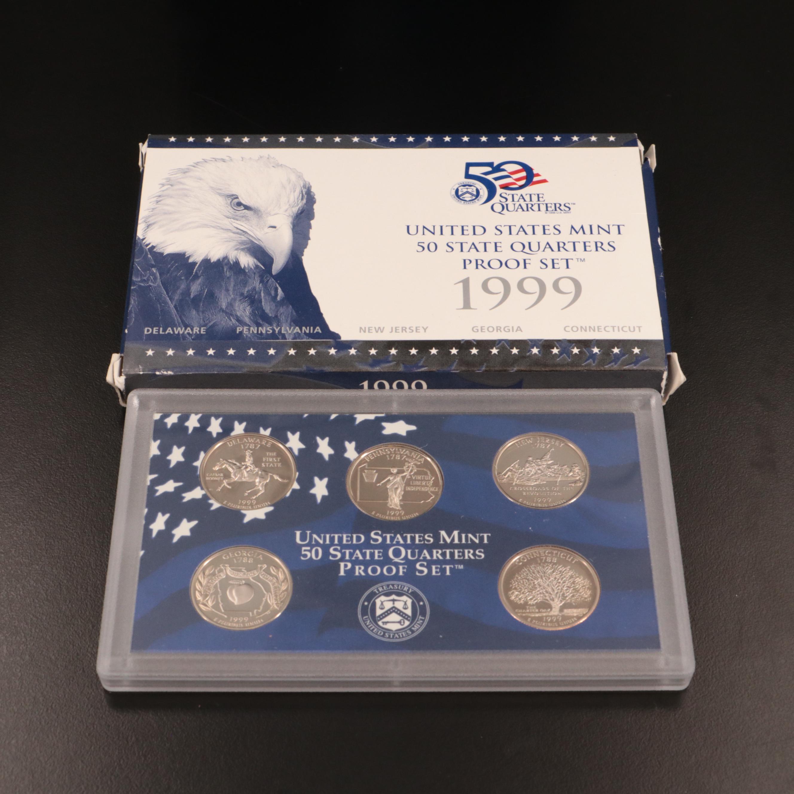 Fifteen Proof State Quarter Sets