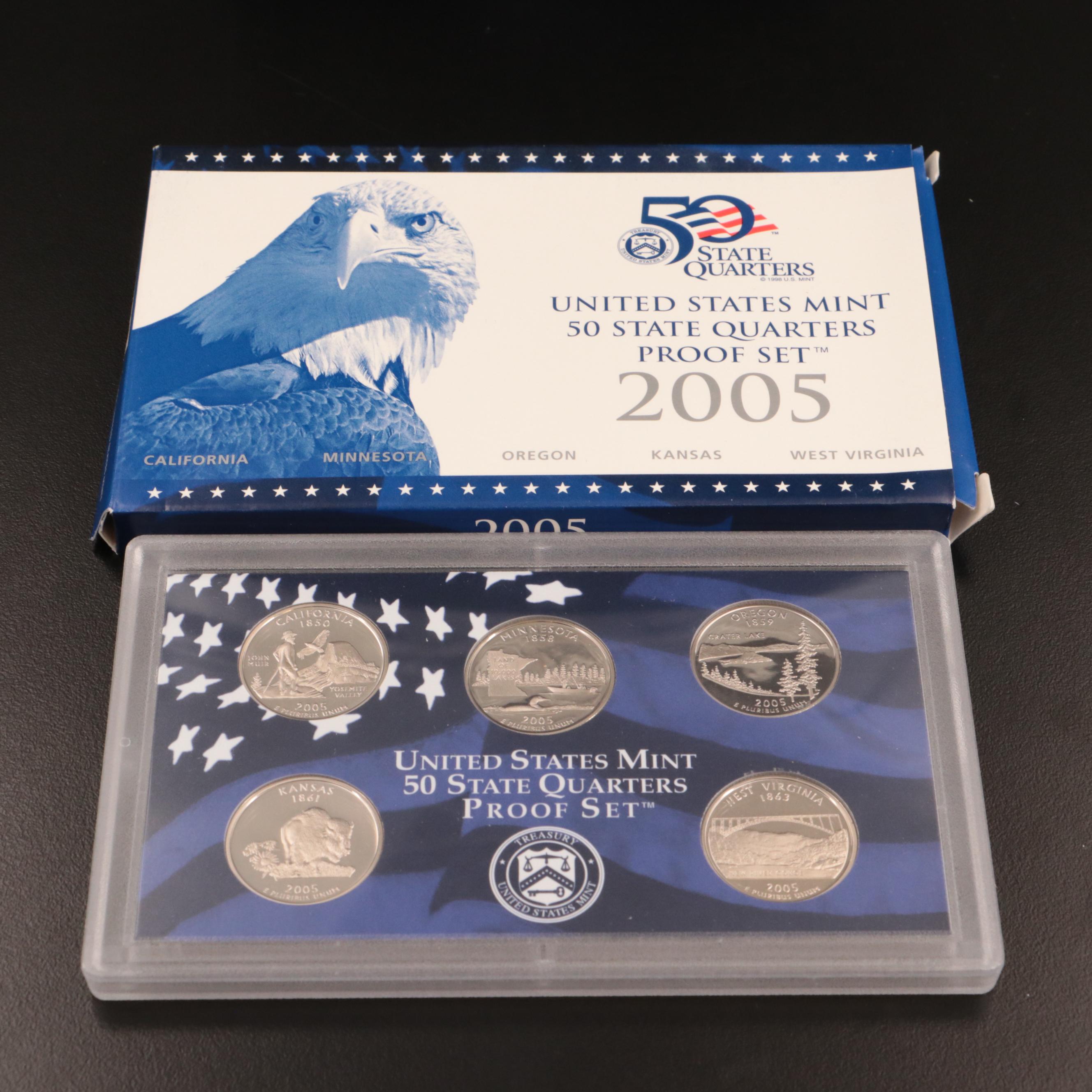 Fifteen Proof State Quarter Sets