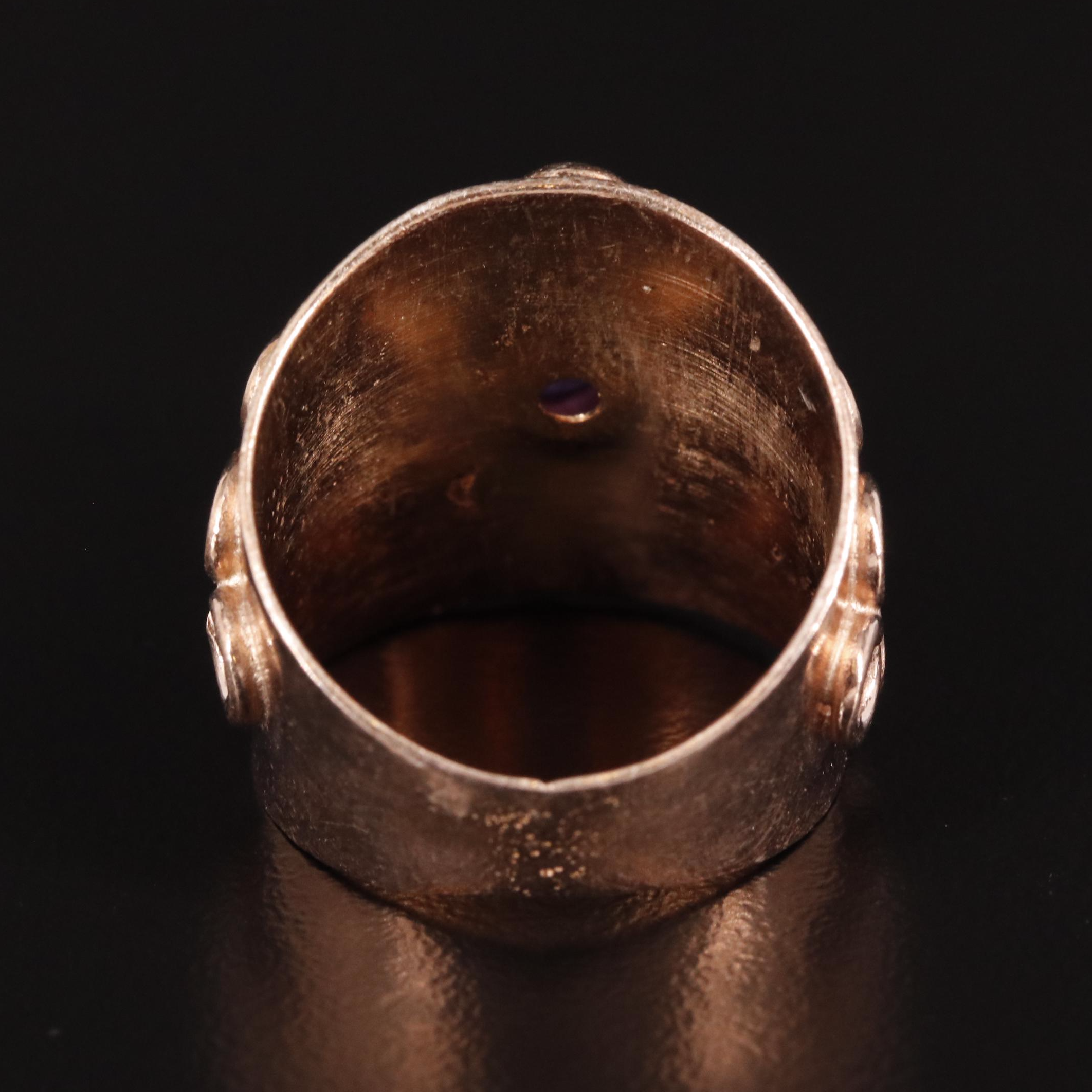 Amethyst Tapered Ring