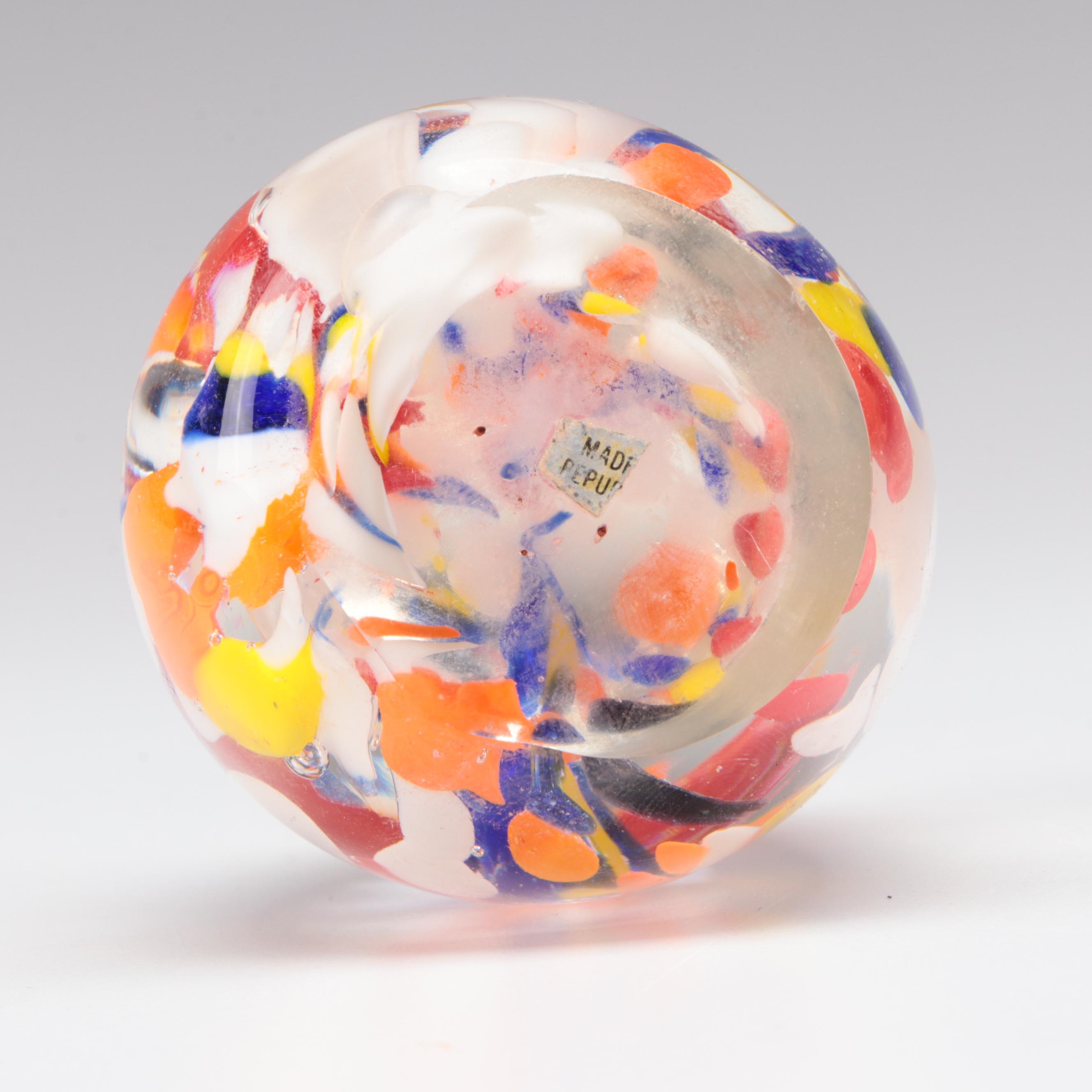 Murao Millefleur and Other Art Glass Paperweights