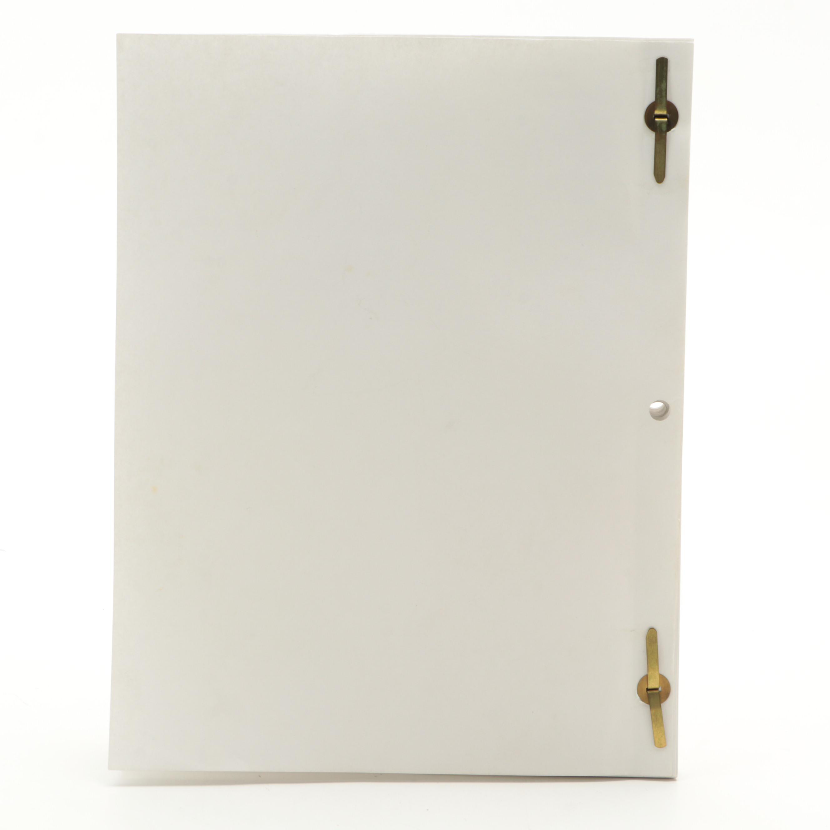 Jim Carrey Signed "The Truman Show" Screenplay by Andrew M. Niccol, 1996