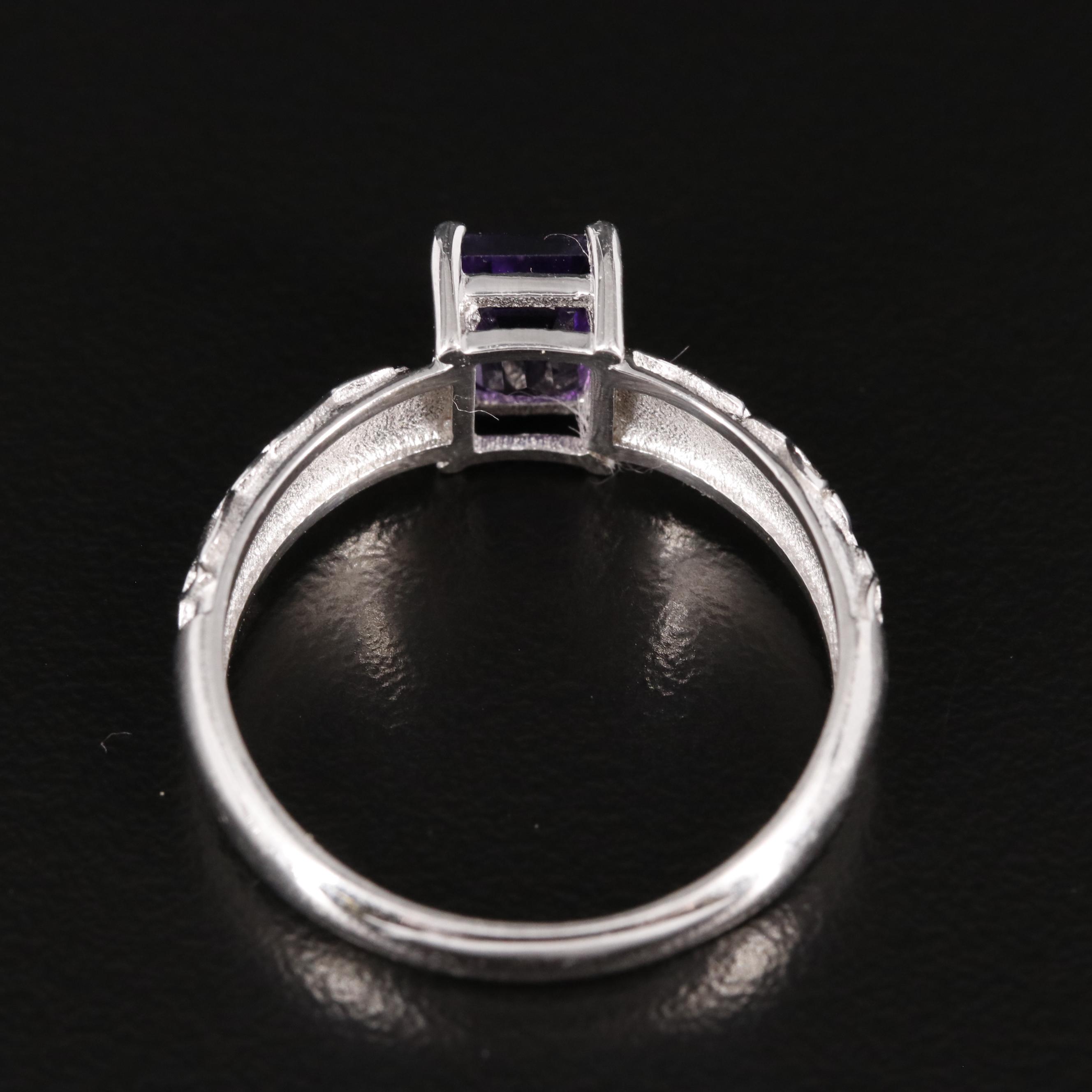 Sterling Amethyst Ring