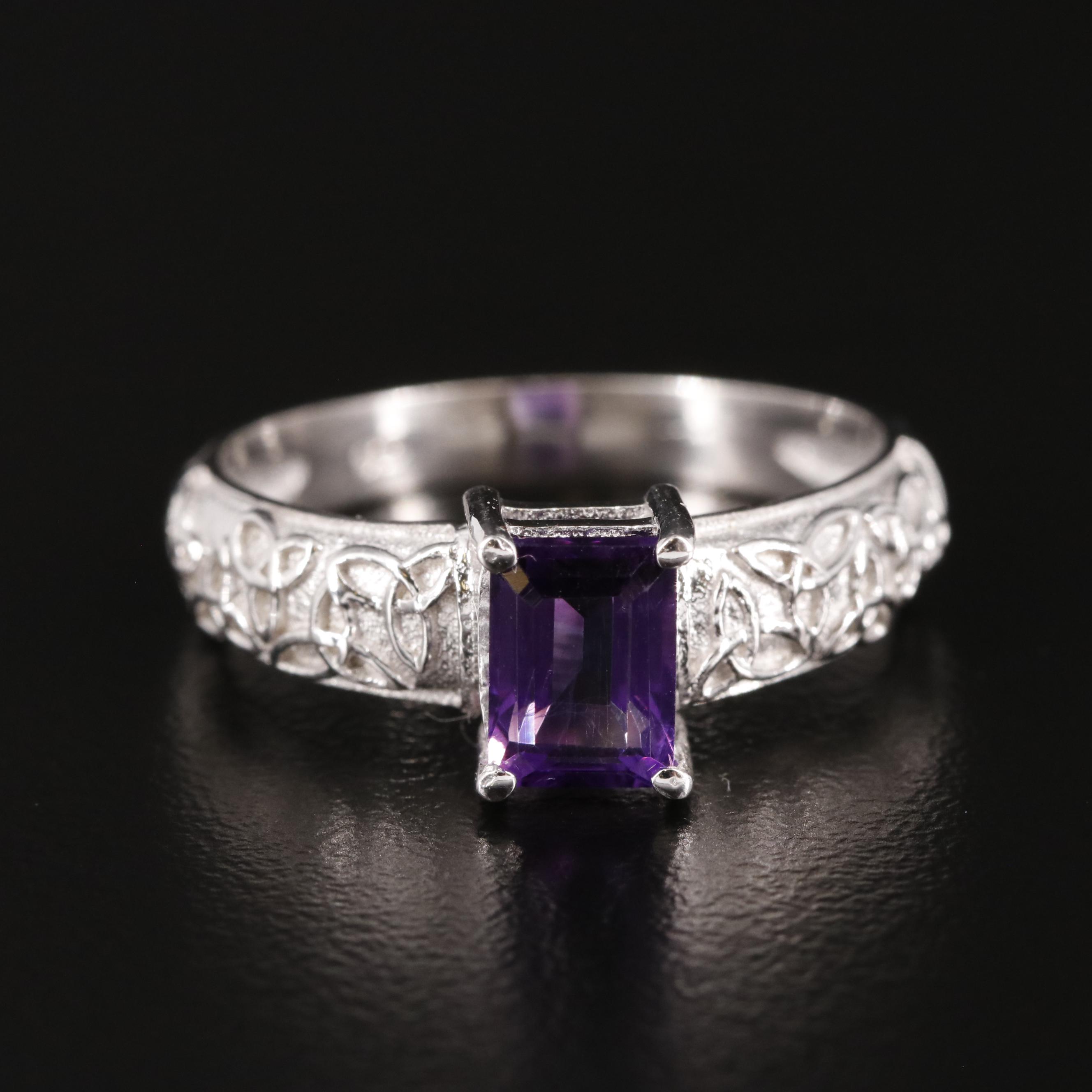 Sterling Amethyst Ring