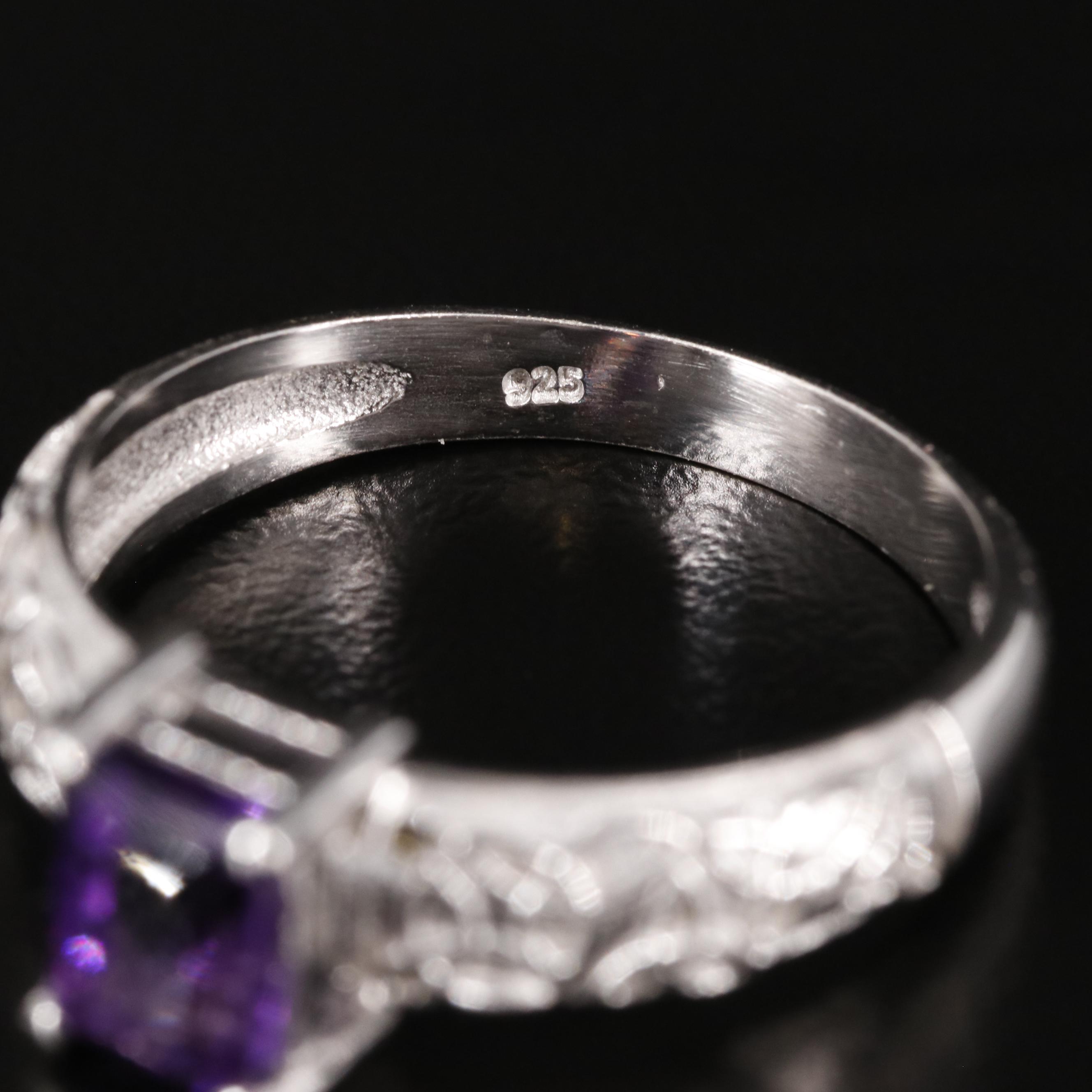 Sterling Amethyst Ring