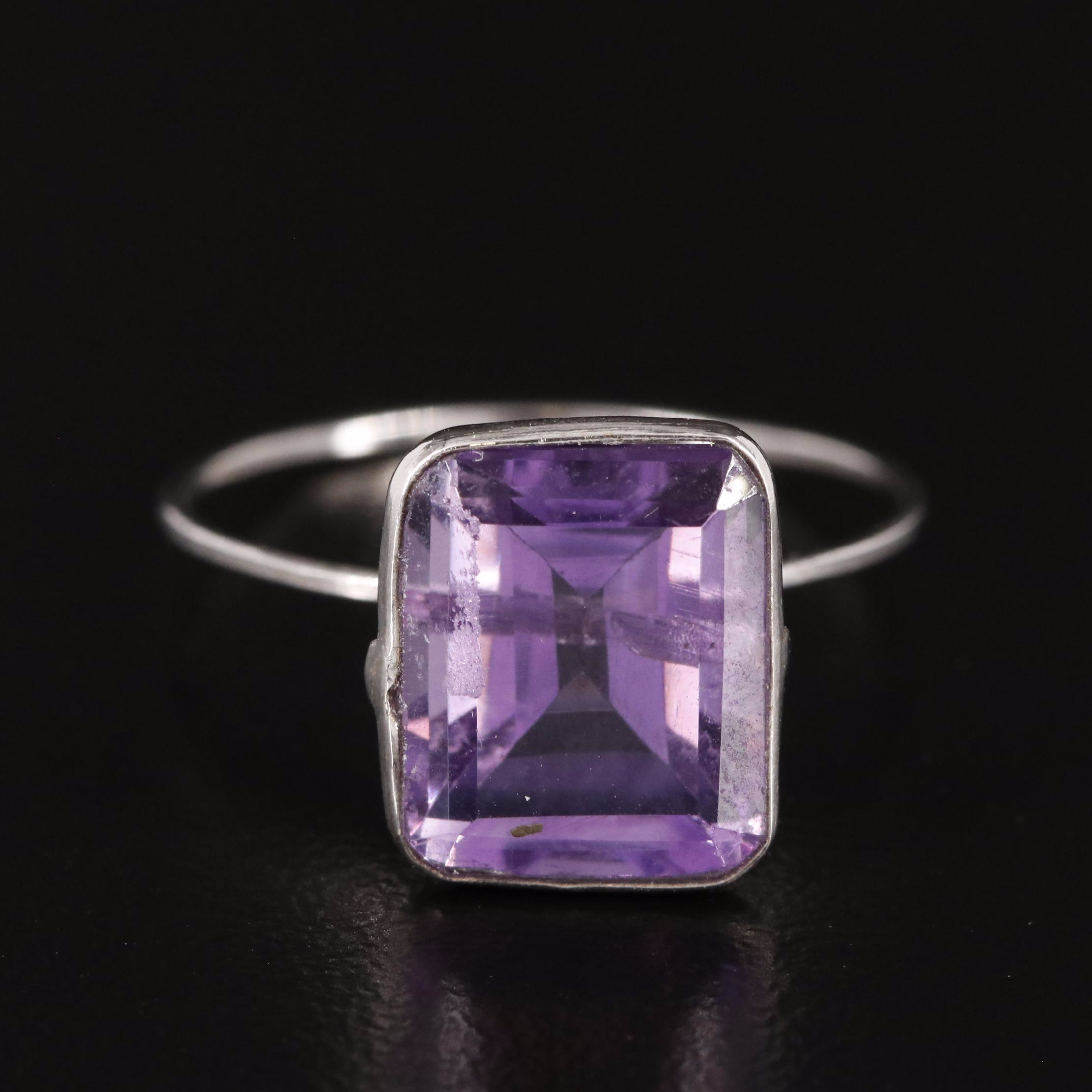 14K Amethyst Ring