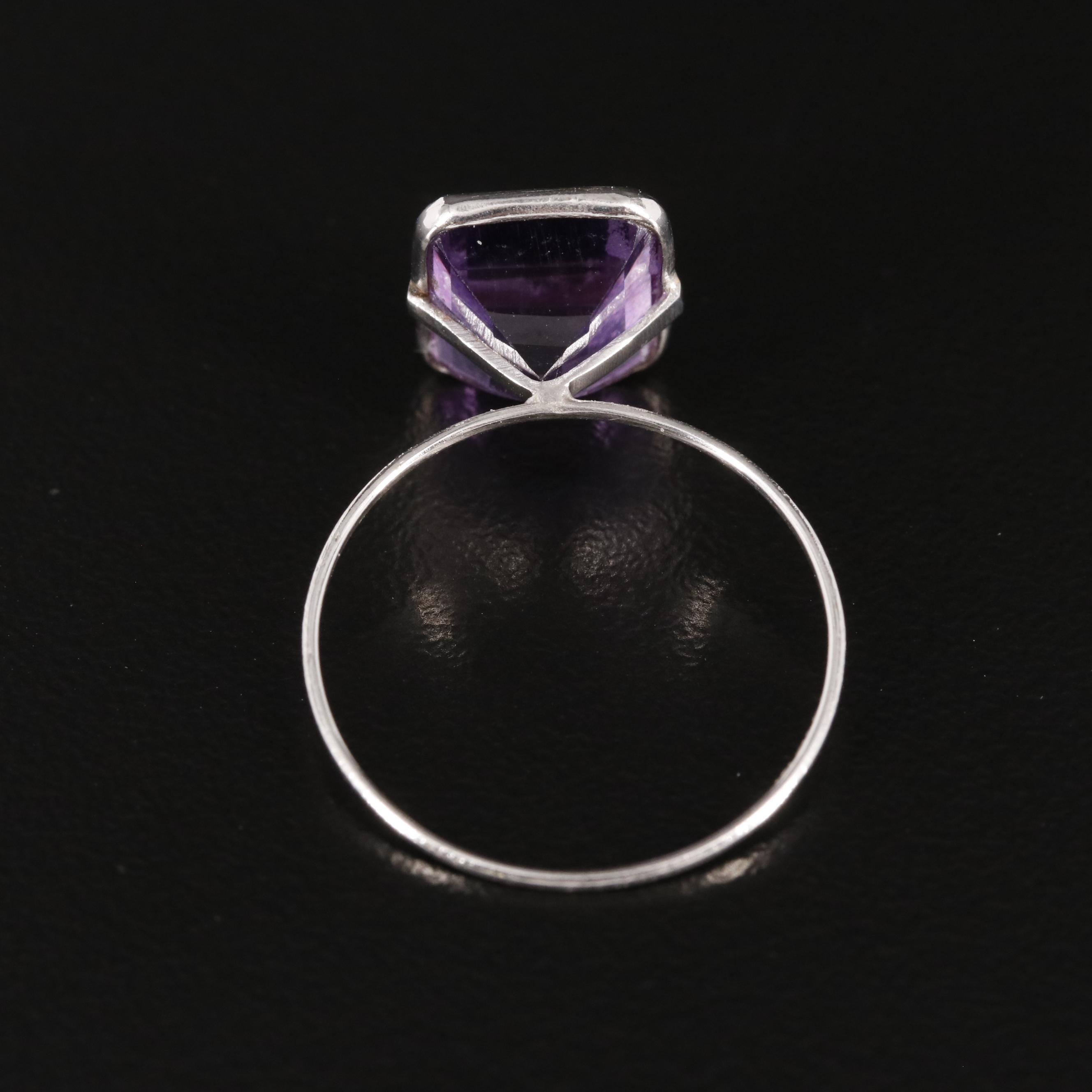 14K Amethyst Ring
