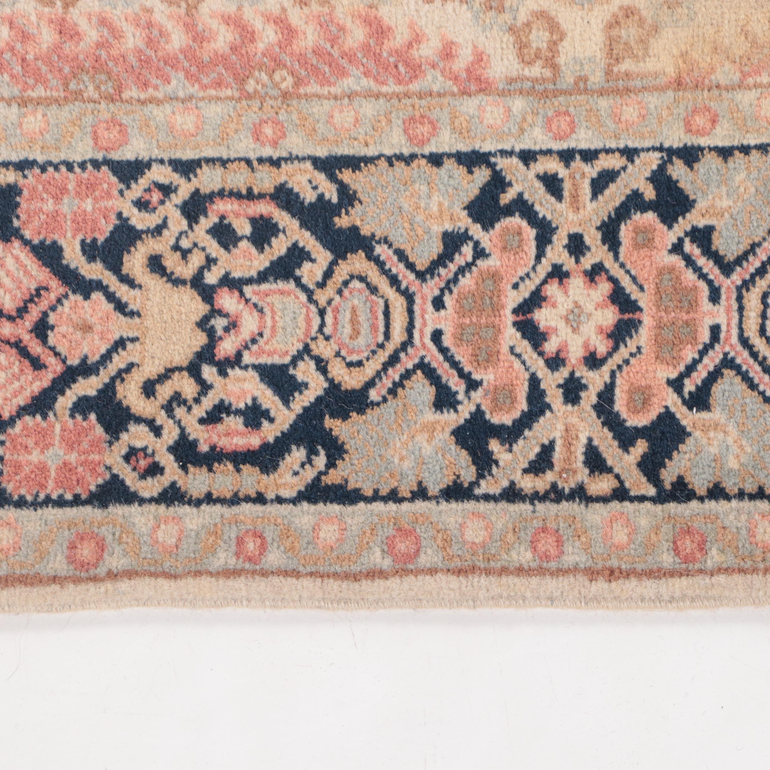 3'11 x 14'8 Hand-Knotted Indo-Turkish Carpet Runner