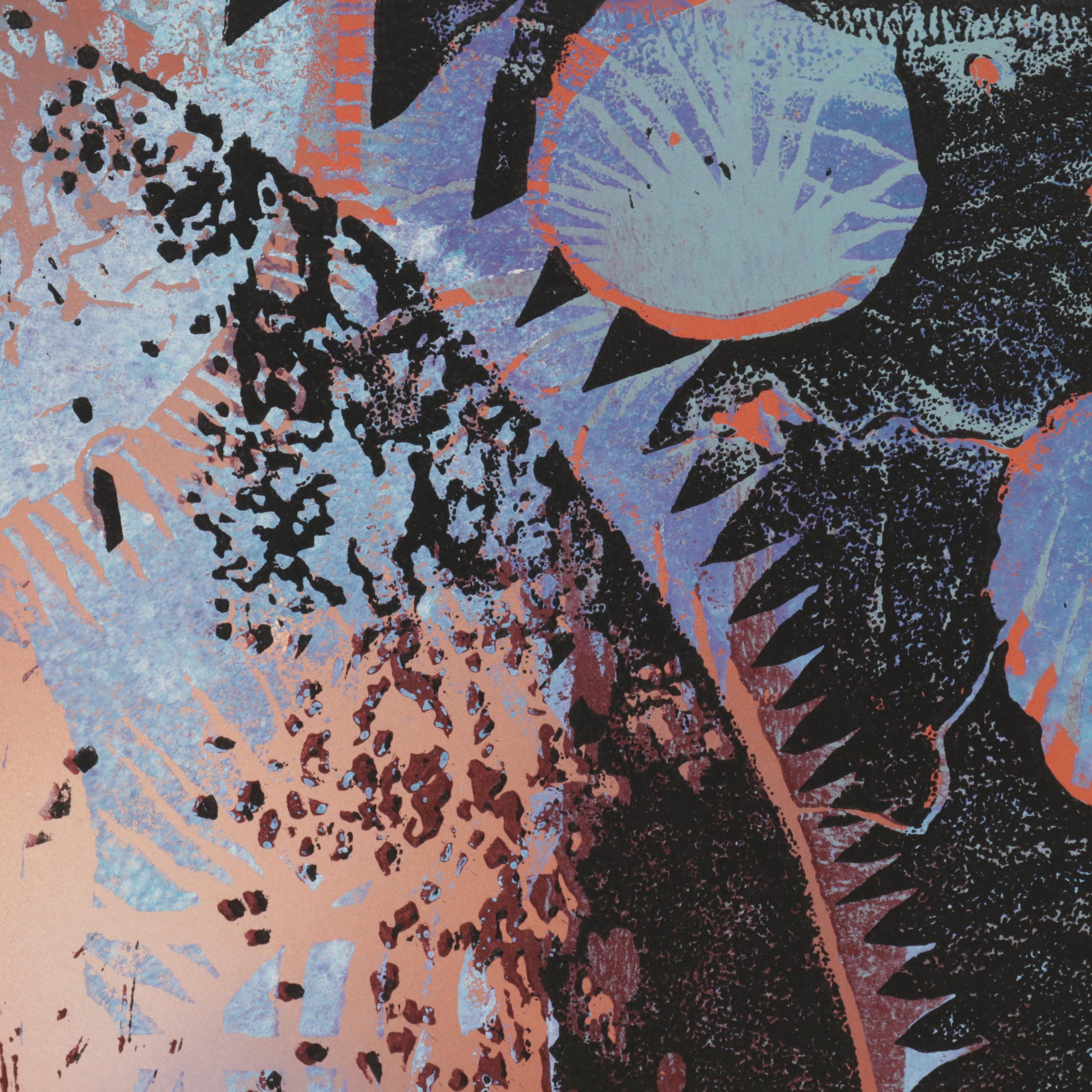 Four Hands Art Studio Relief Monoprint "Situ," 21st Century