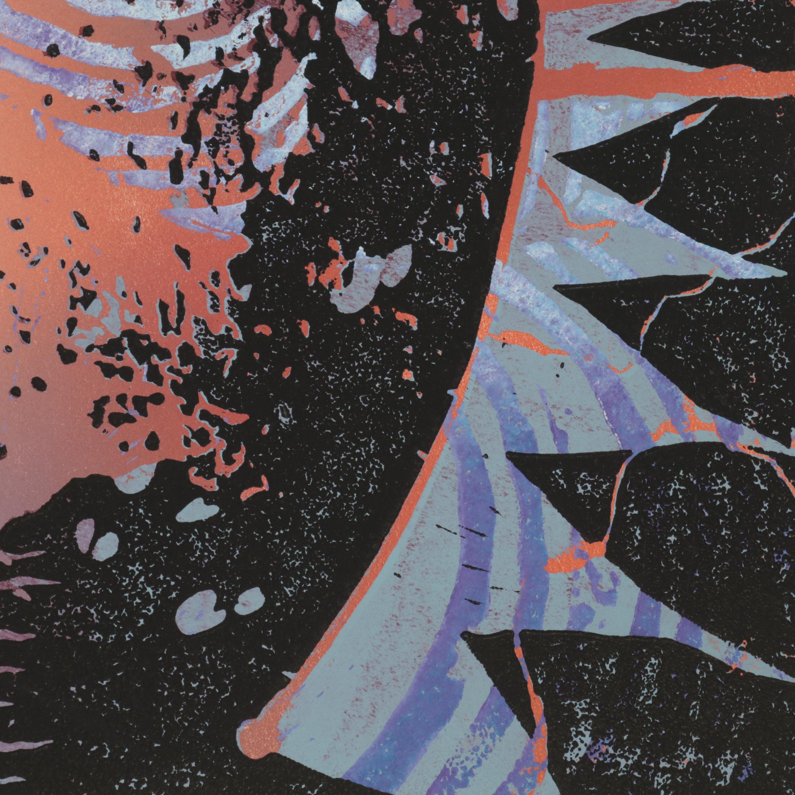 Four Hands Art Studio Relief Monoprint "Situ," 21st Century