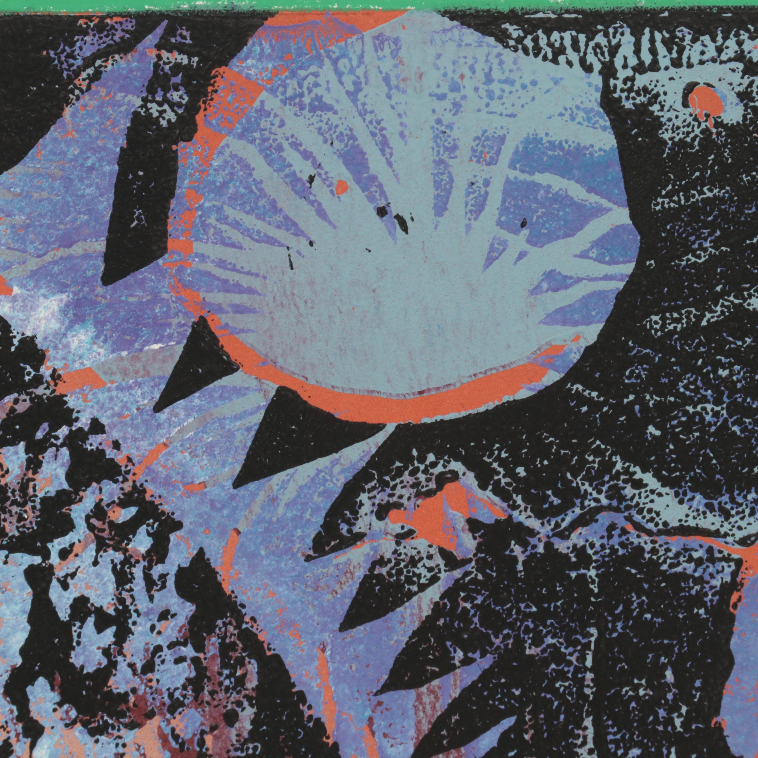 Four Hands Art Studio Relief Monoprint "Situ," 21st Century