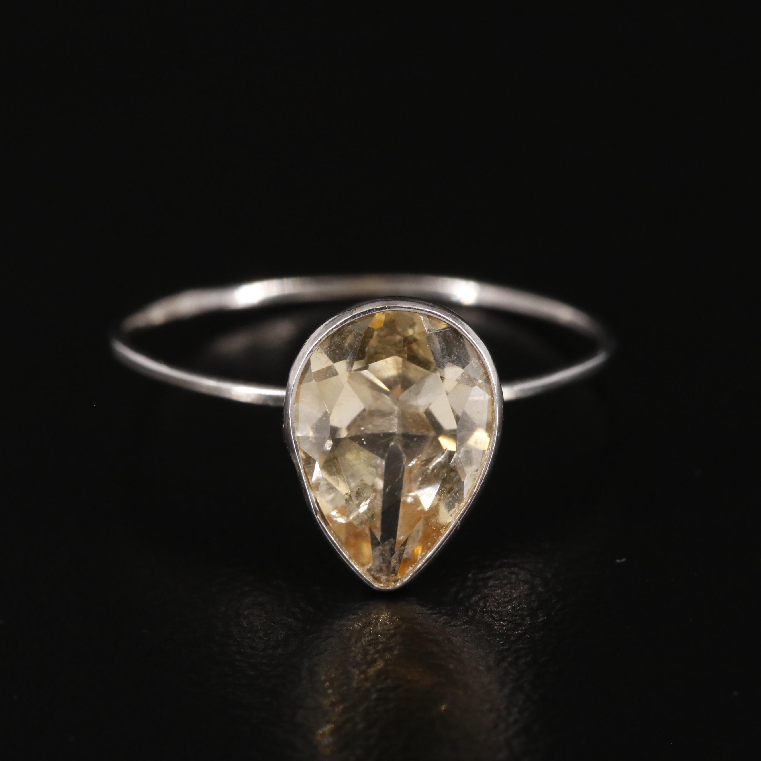 14K Citrine Ring