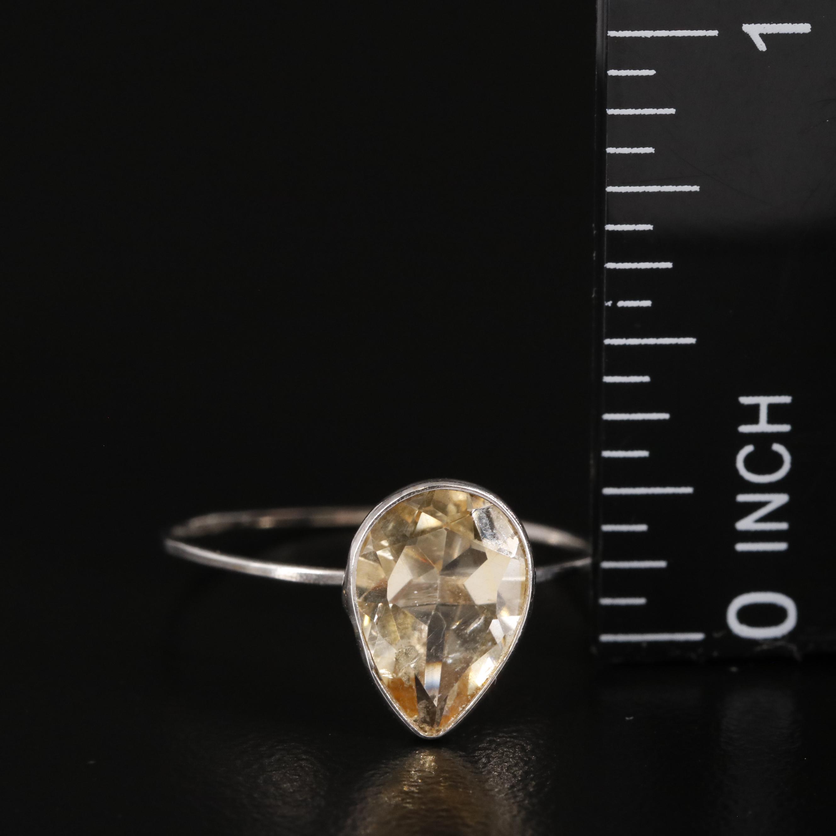 14K Citrine Ring