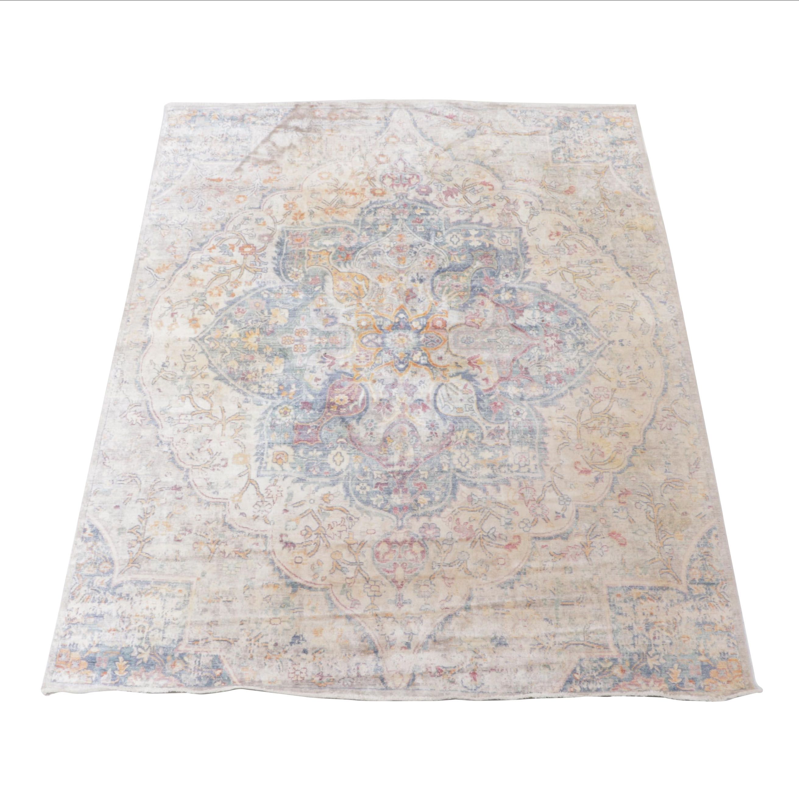 7'11 x 10'1 Machine Made Overdyed Area Rug