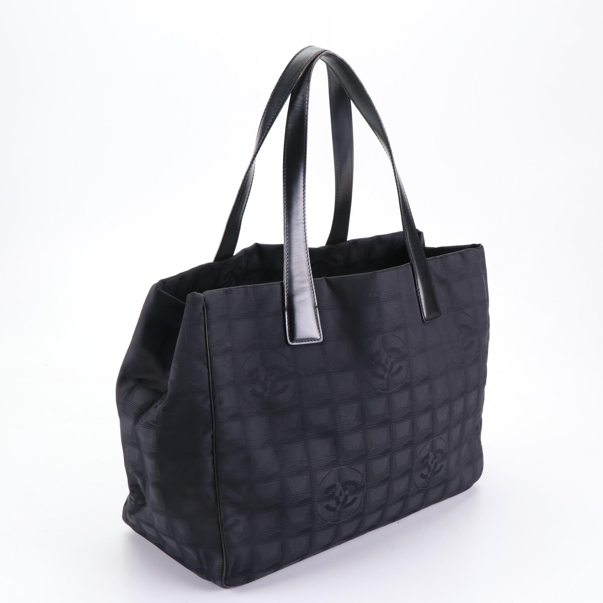 Chanel Travel Line Tote in Nylon and Leather