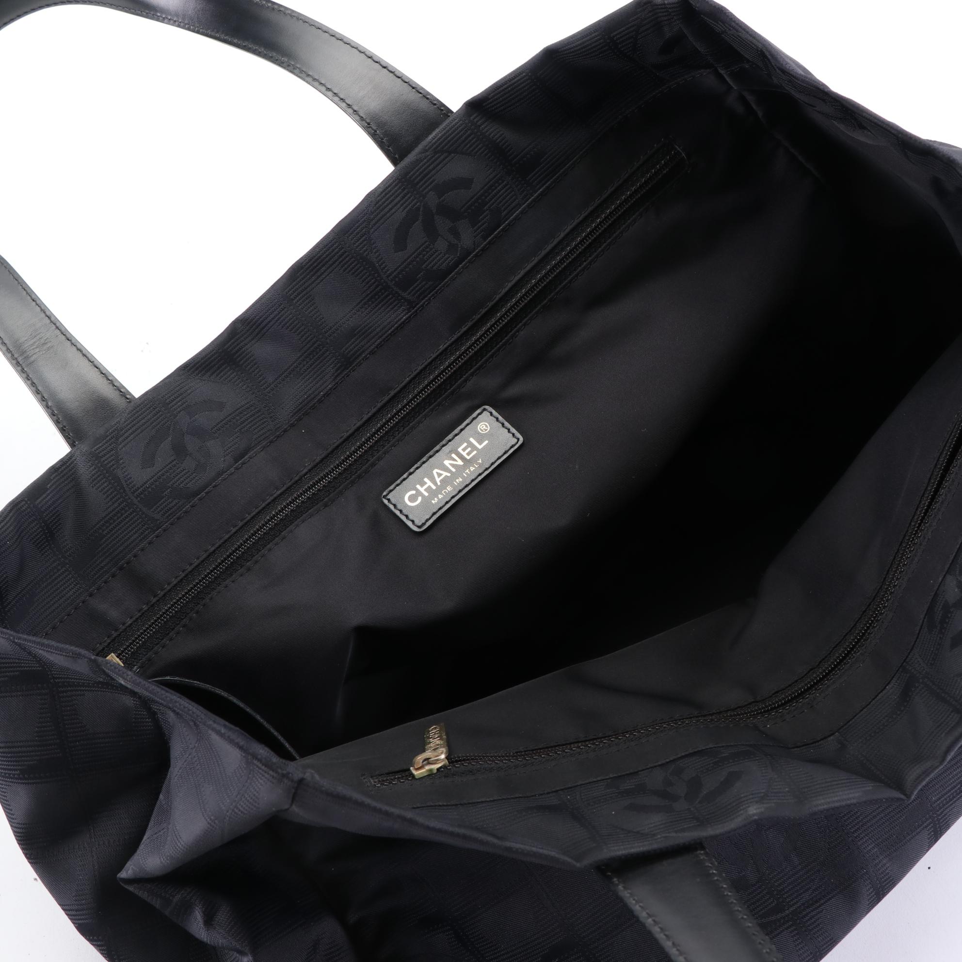 Chanel Travel Line Tote in Nylon and Leather