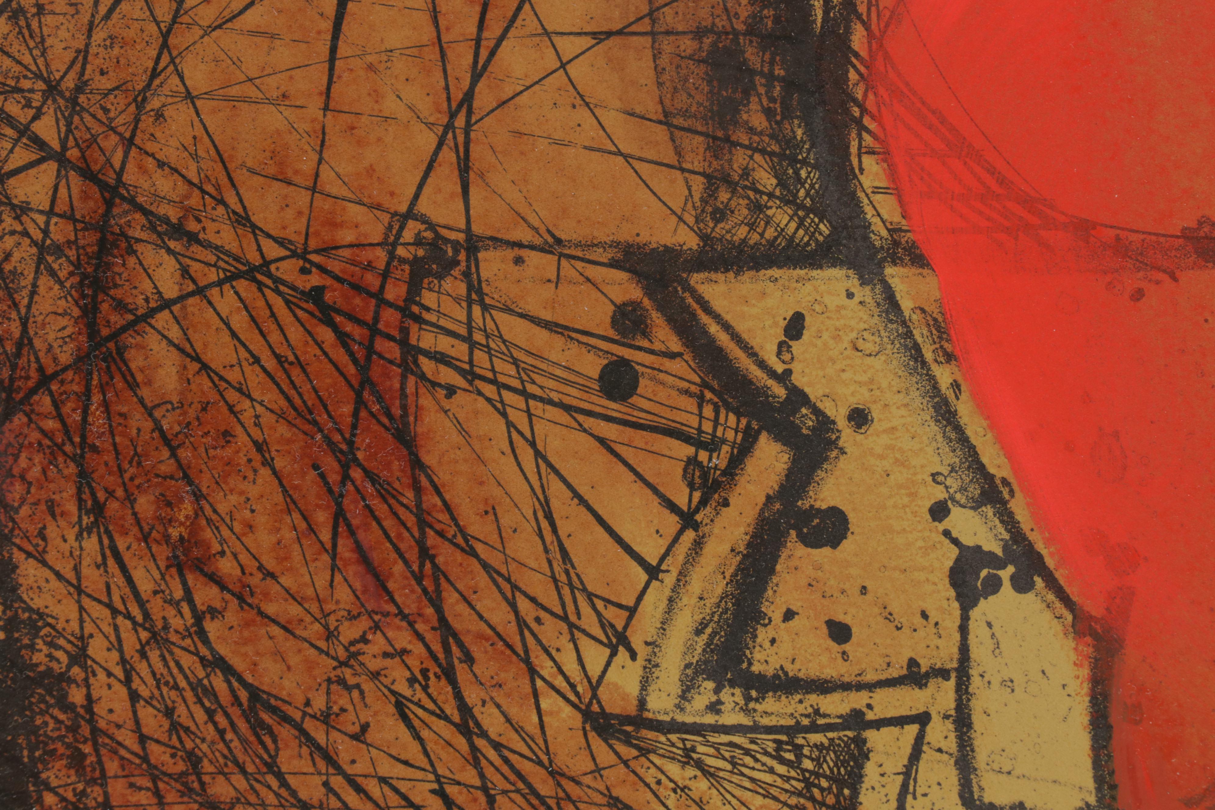 Slade Graves Mixed Media Painting "Michael," 21st Century