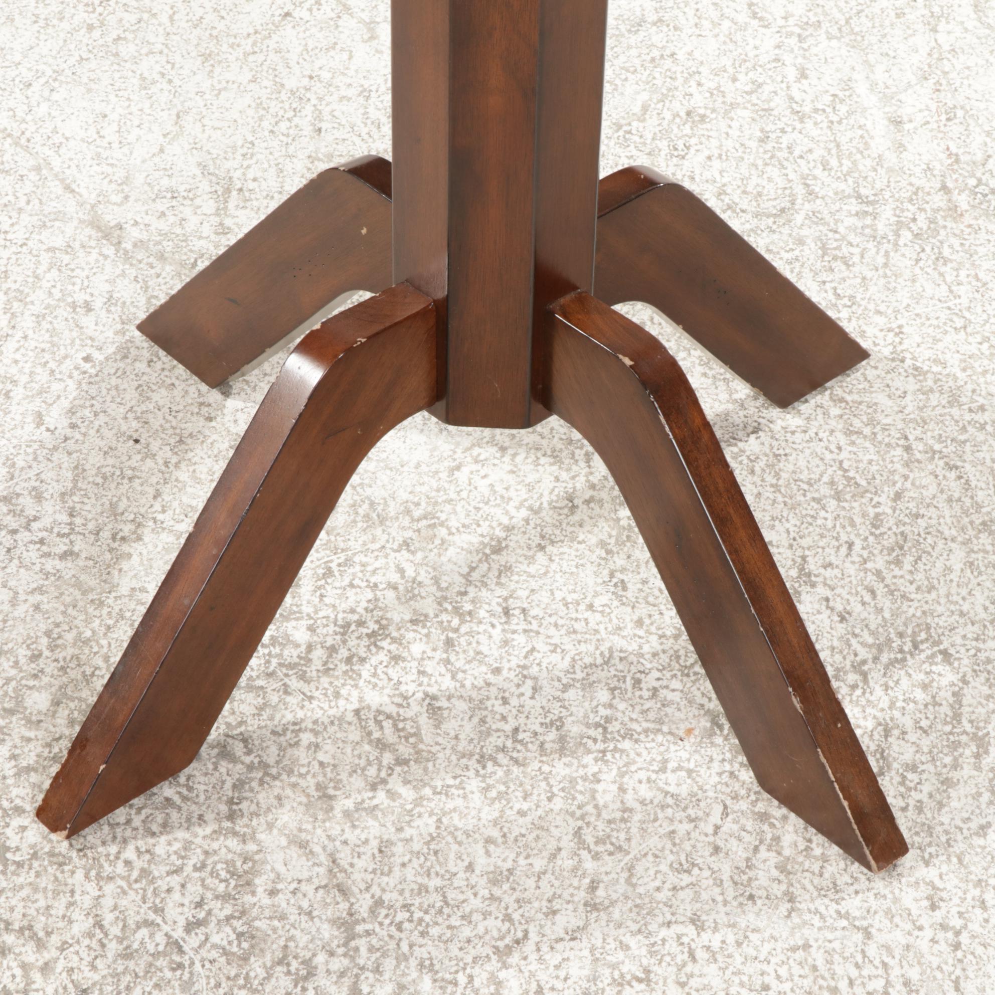 American Signature Furniture Wood High Top Bar Table, 21st Century