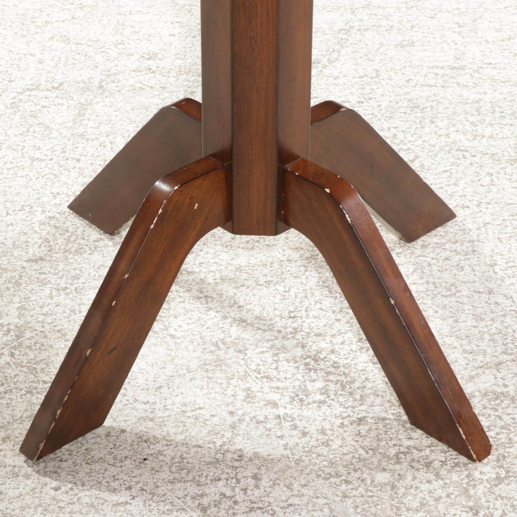 American Signature Furniture Wood High Top Bar Table, 21st Century