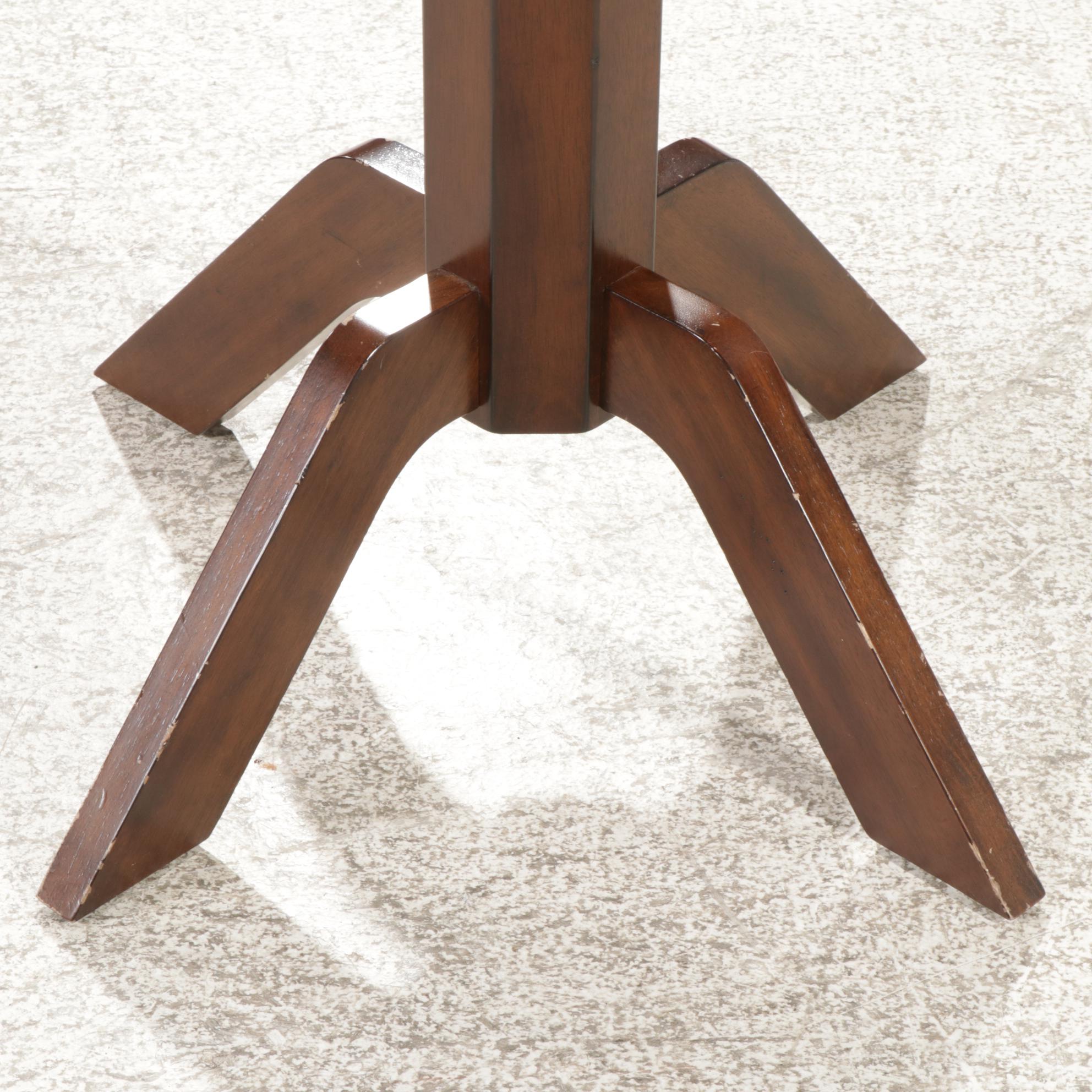 American Signature Furniture Wood High Top Bar Table, 21st Century