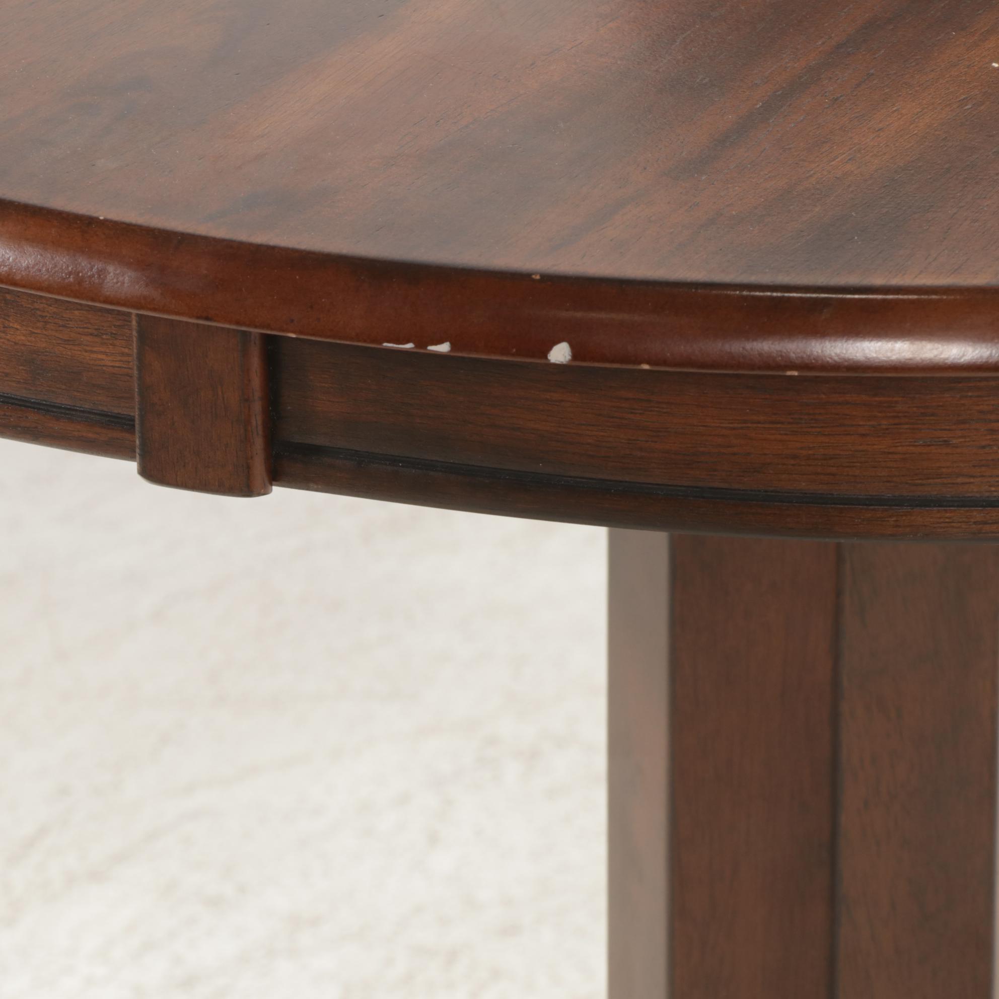 American Signature Furniture Wood High Top Bar Table, 21st Century