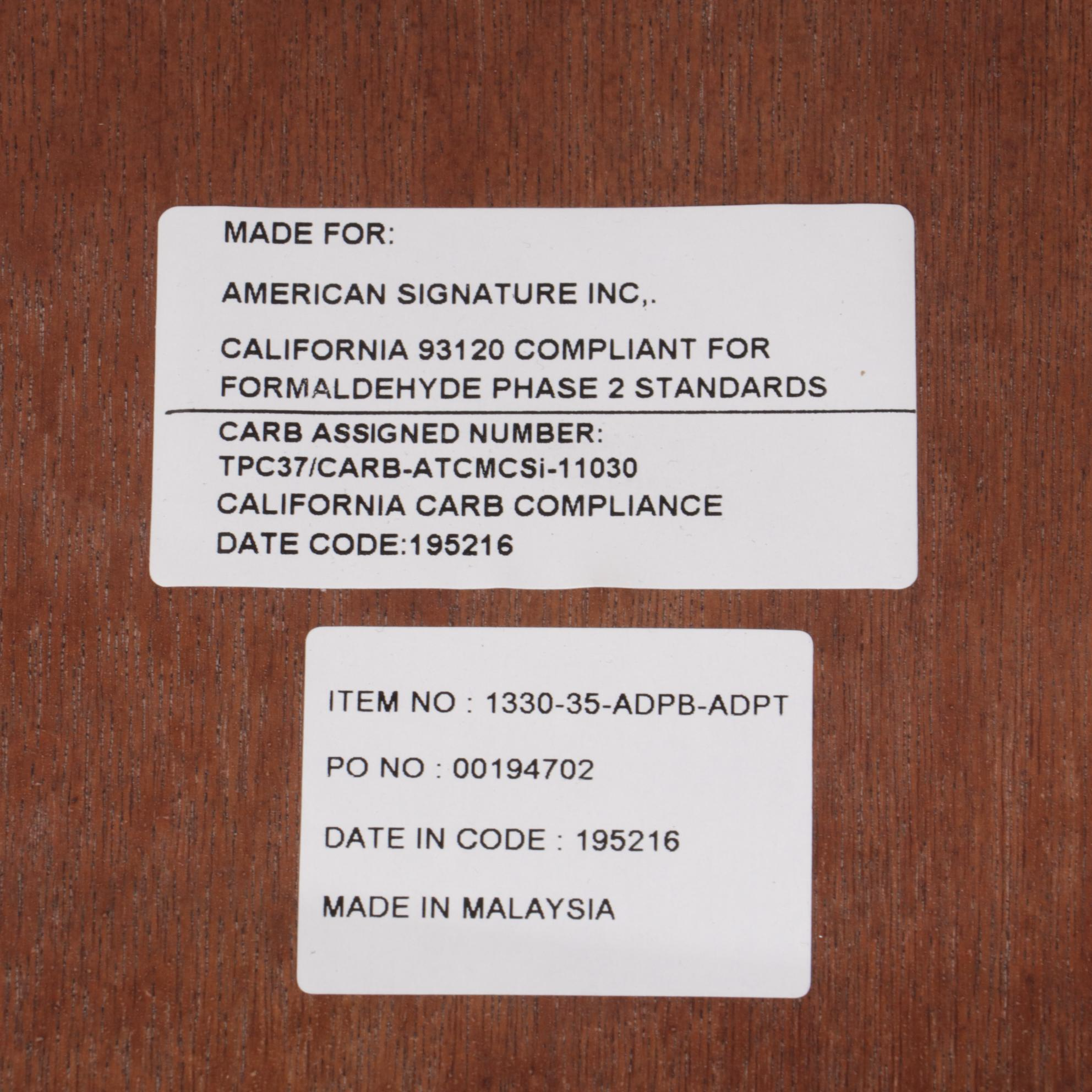 American Signature Furniture Wood High Top Bar Table, 21st Century