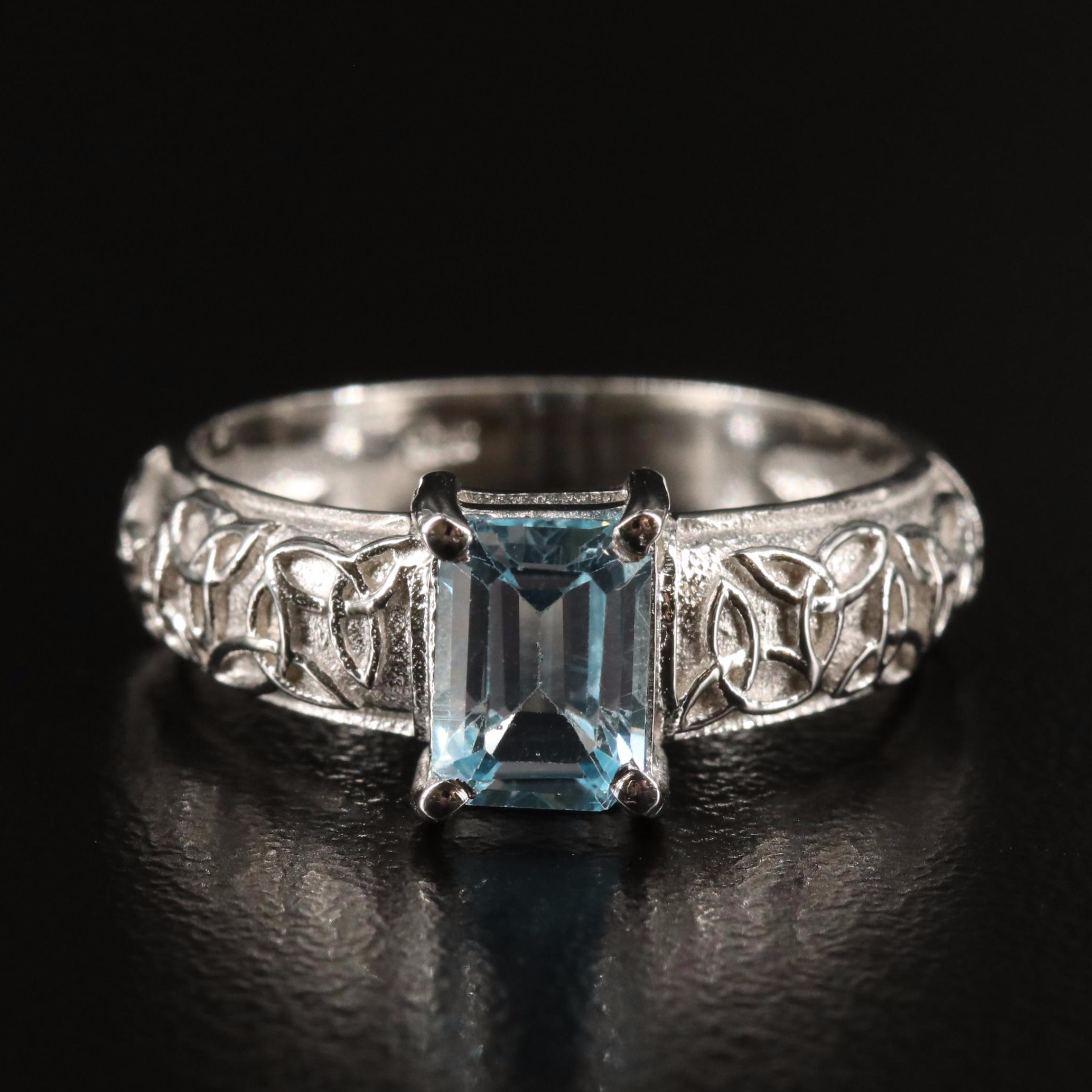 Sterling Blue Topaz Ring