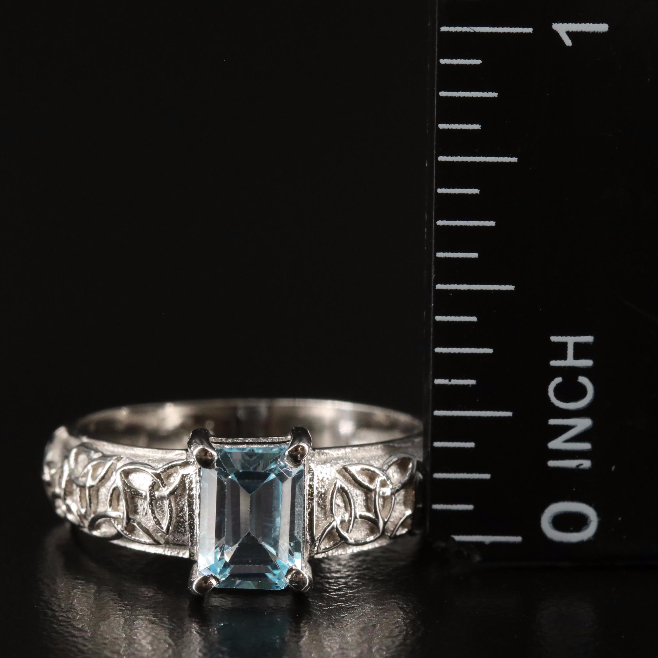Sterling Blue Topaz Ring