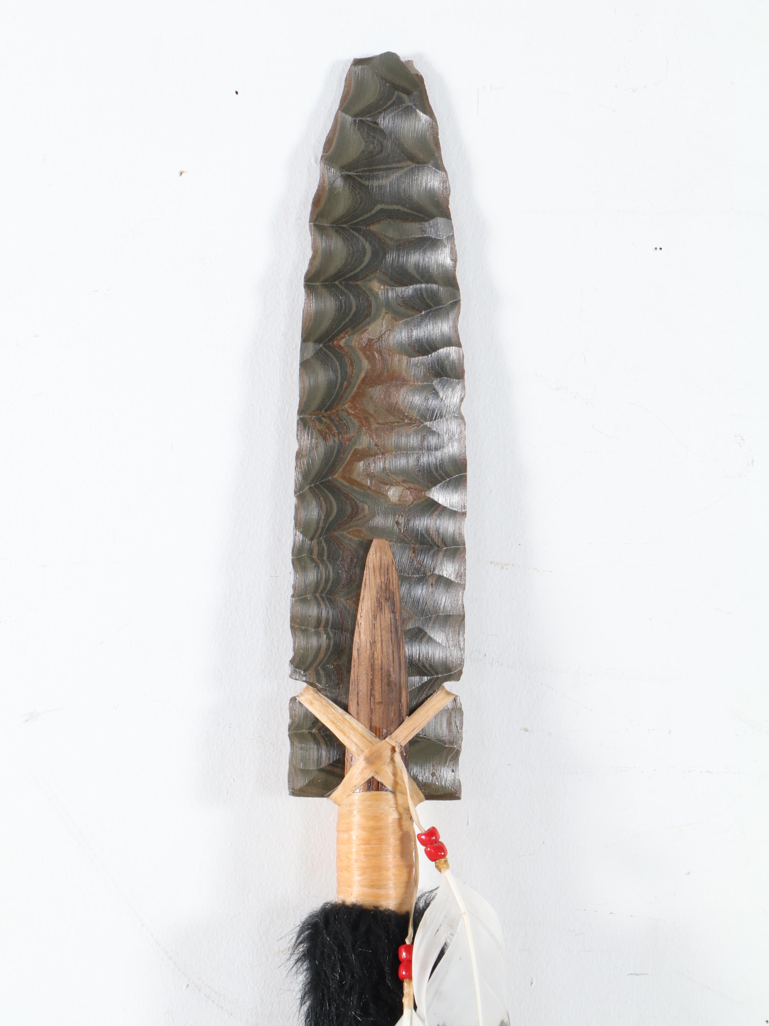 Pair of Native American Style Replica Decorative Spears