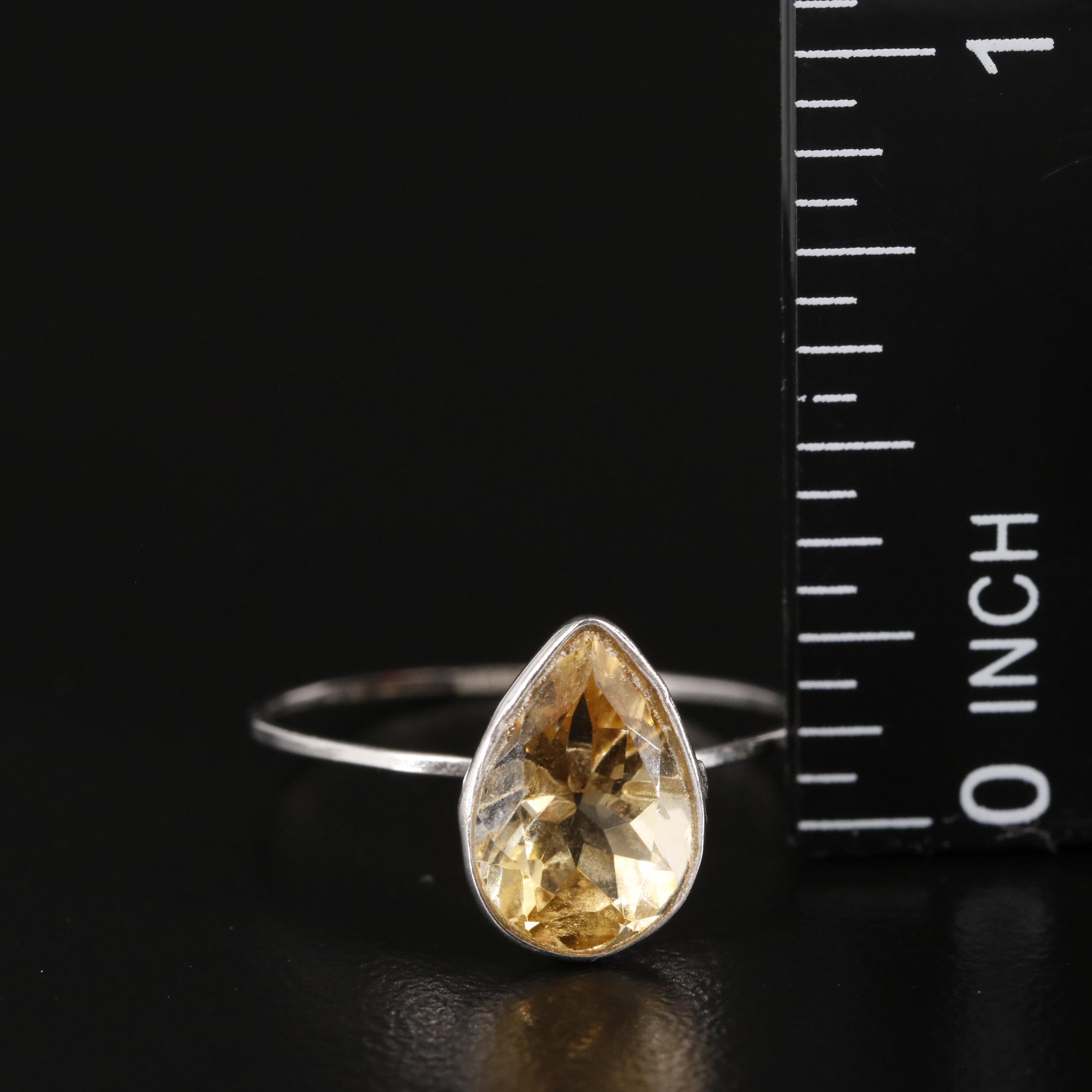 14K Citrine Ring