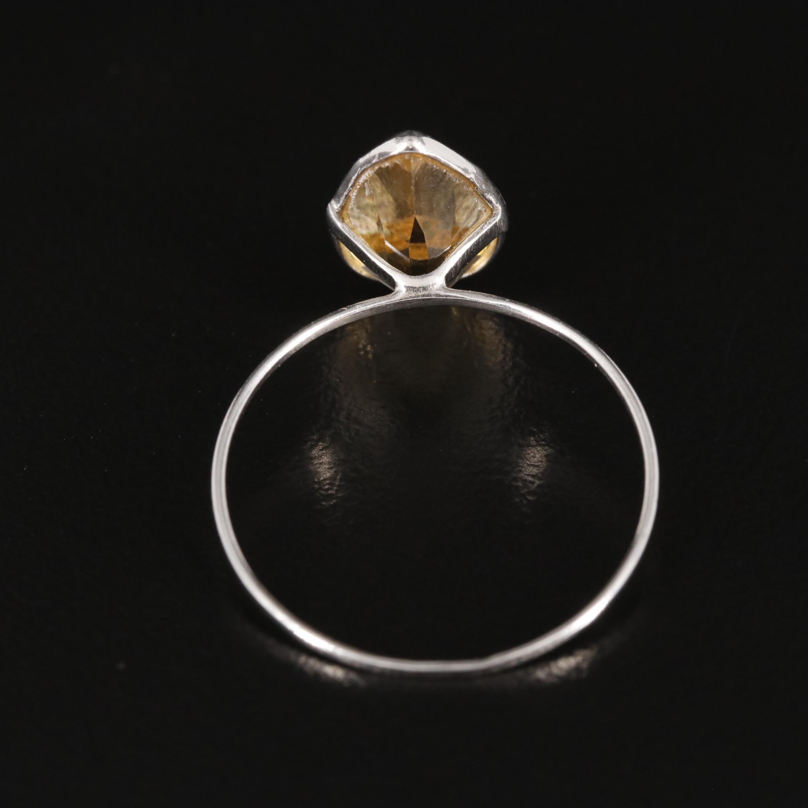 14K Citrine Ring