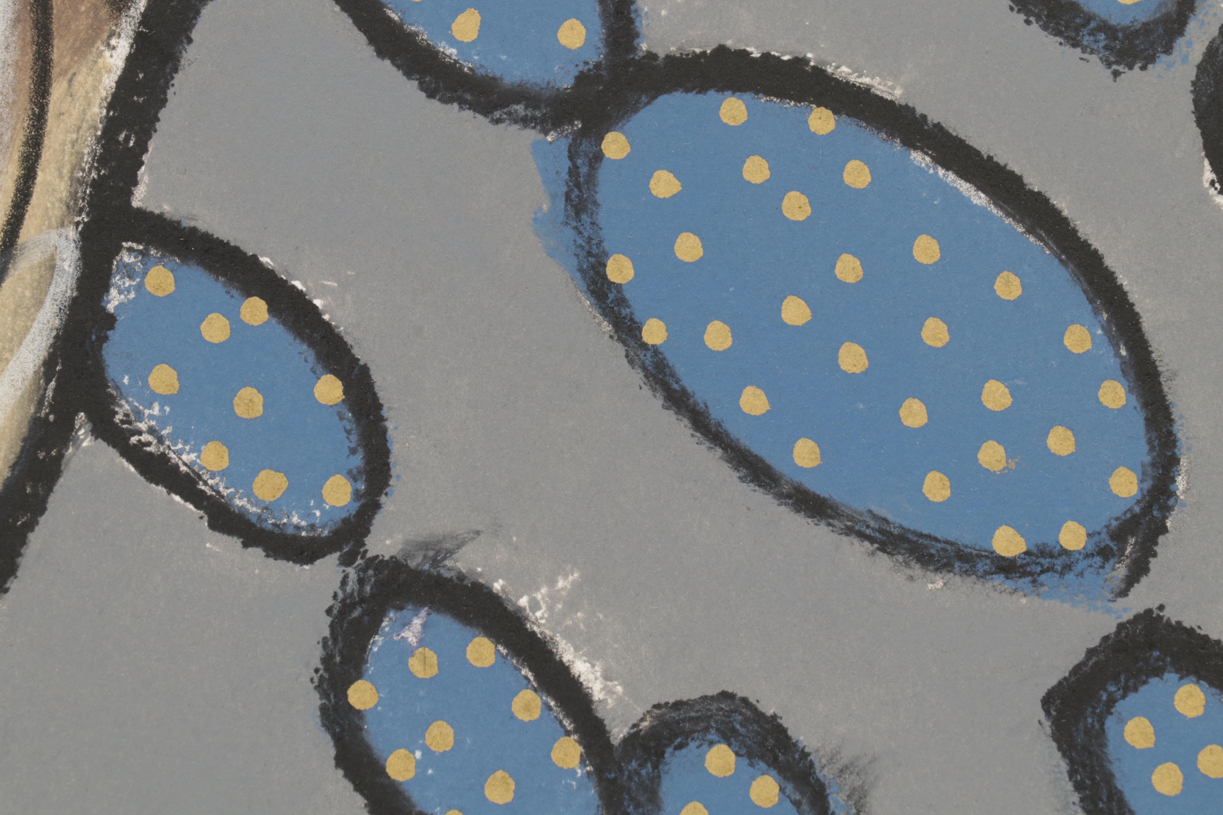 Four Hands Art Studio Monoprint "Danae Receiving Jupiter," 21st Century