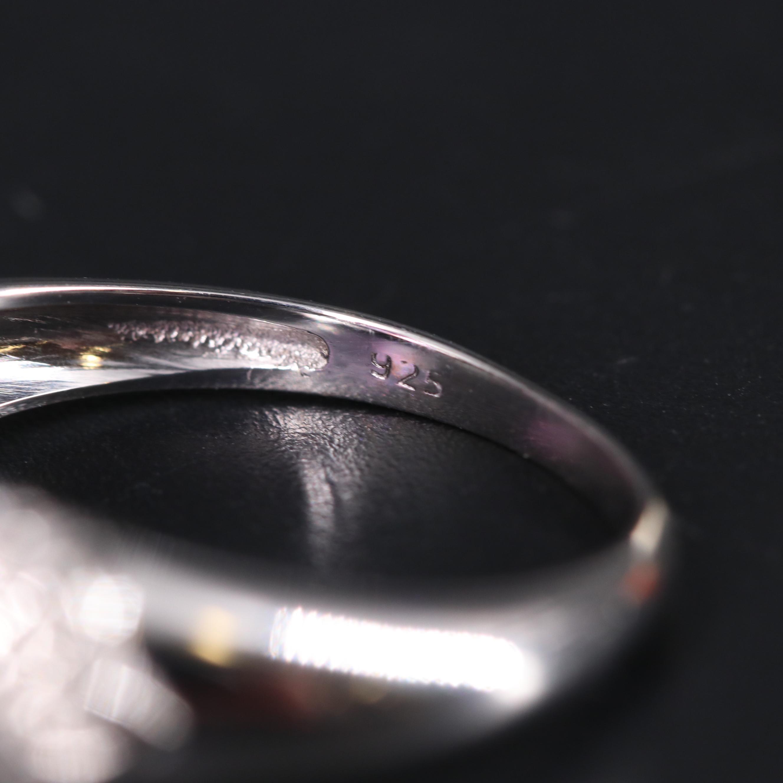 Sterling Silver Ring Including Amethyst