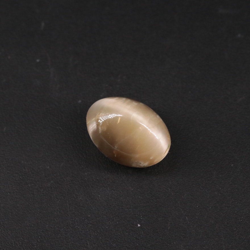 Loose 5.20 CT Cat Eye Quartz